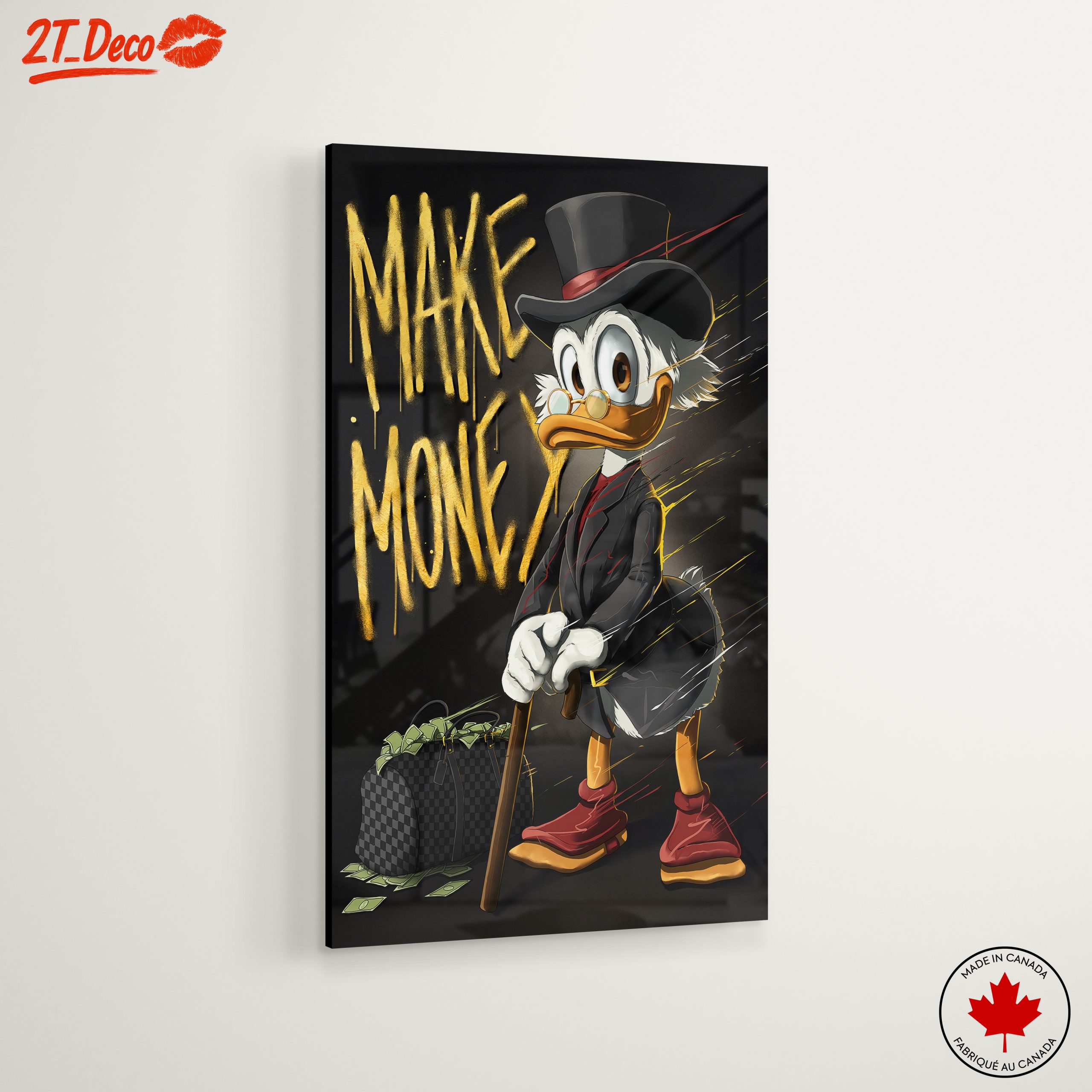 Motivational Cartoon Character Art Featuring Scrooge McDuck - Image 6