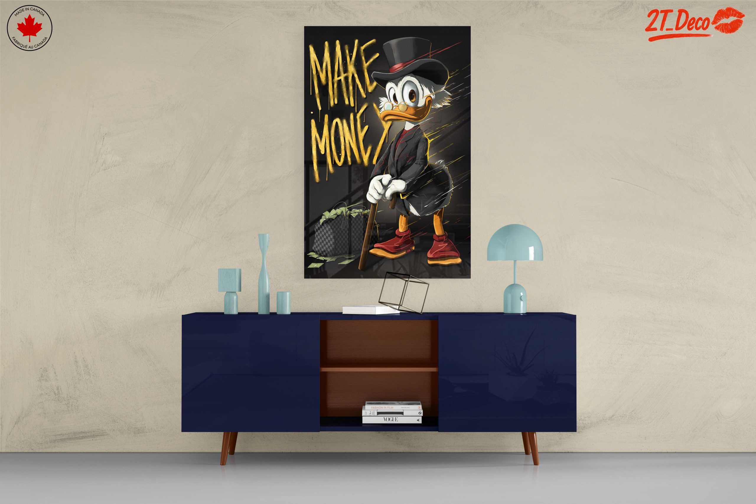 Motivational Cartoon Character Art Featuring Scrooge McDuck - Image 8