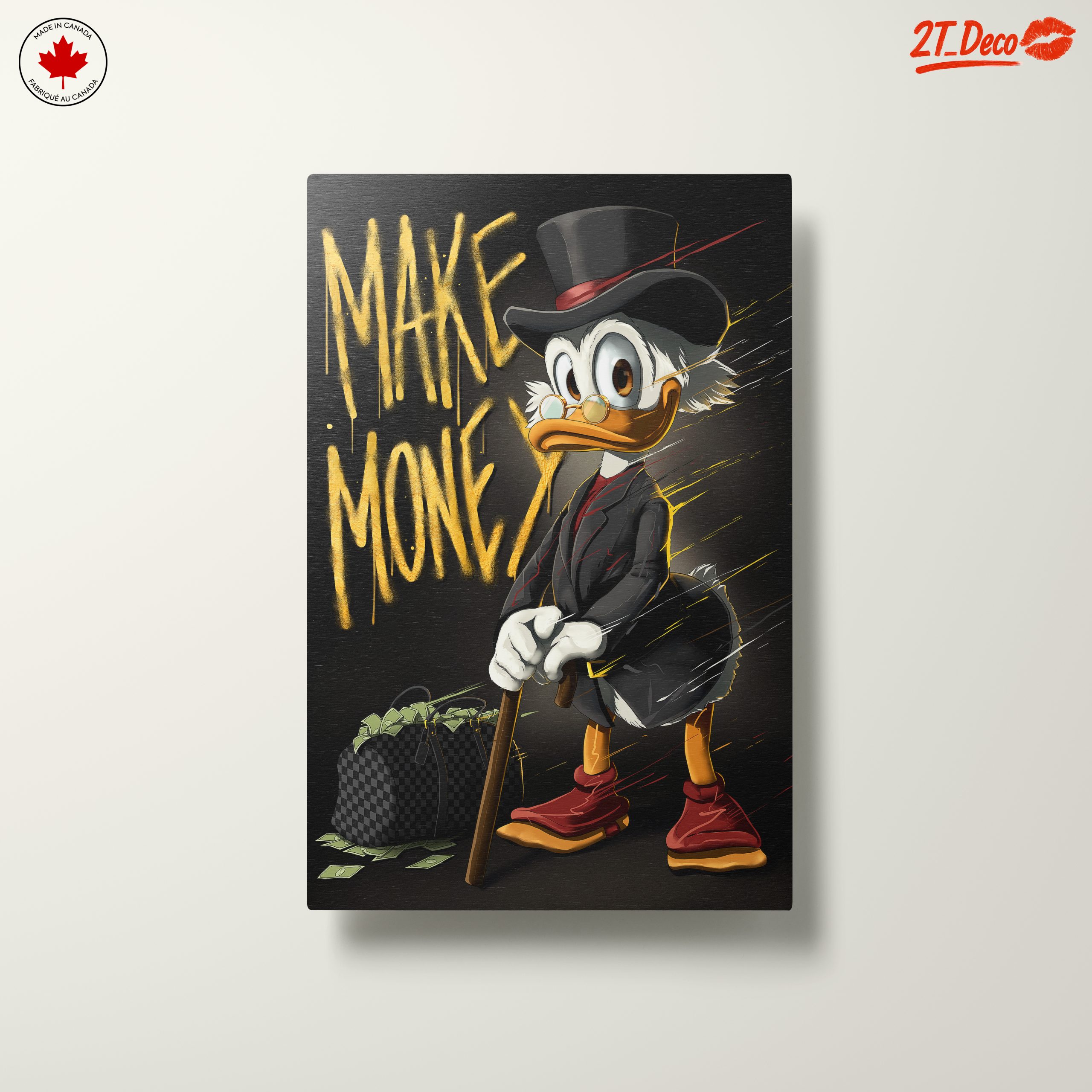 Motivational Cartoon Character Art Featuring Scrooge McDuck - Image 10