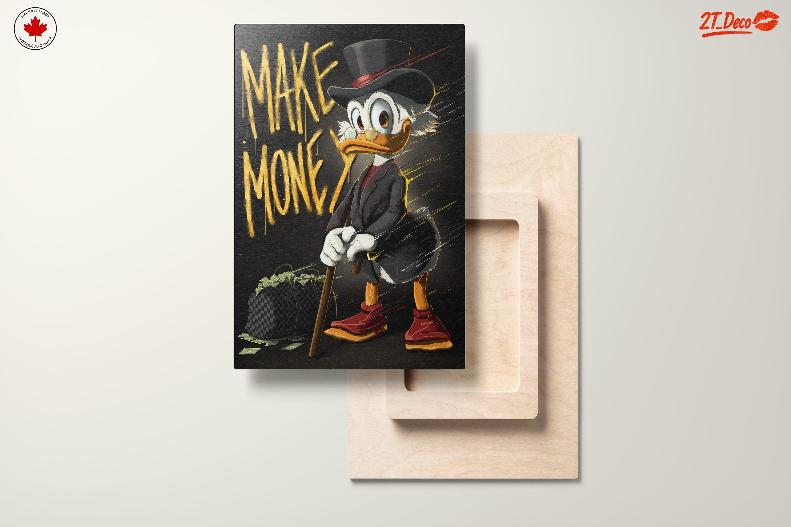 Motivational Cartoon Character Art Featuring Scrooge McDuck - Image 11