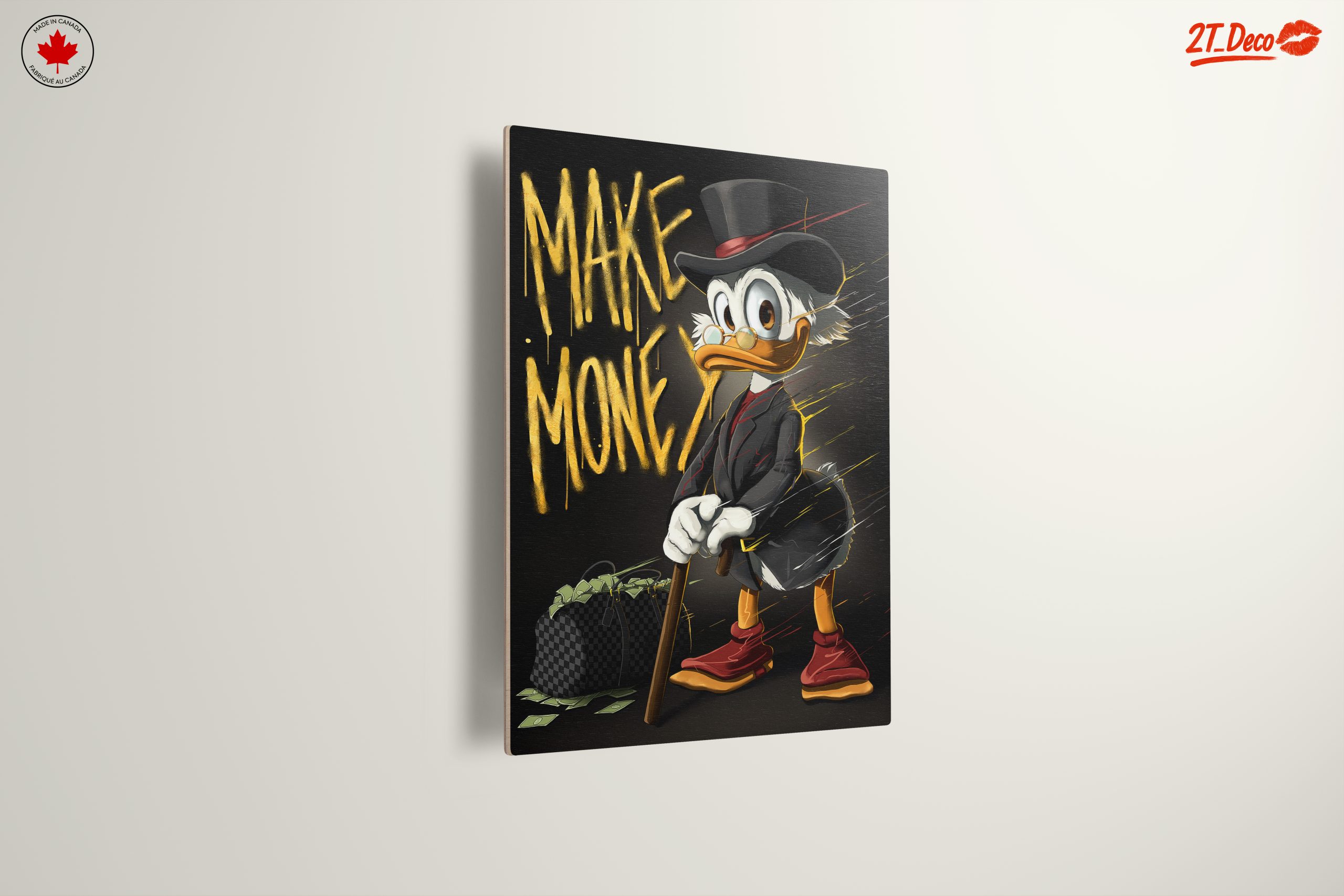 Motivational Cartoon Character Art Featuring Scrooge McDuck - Image 13