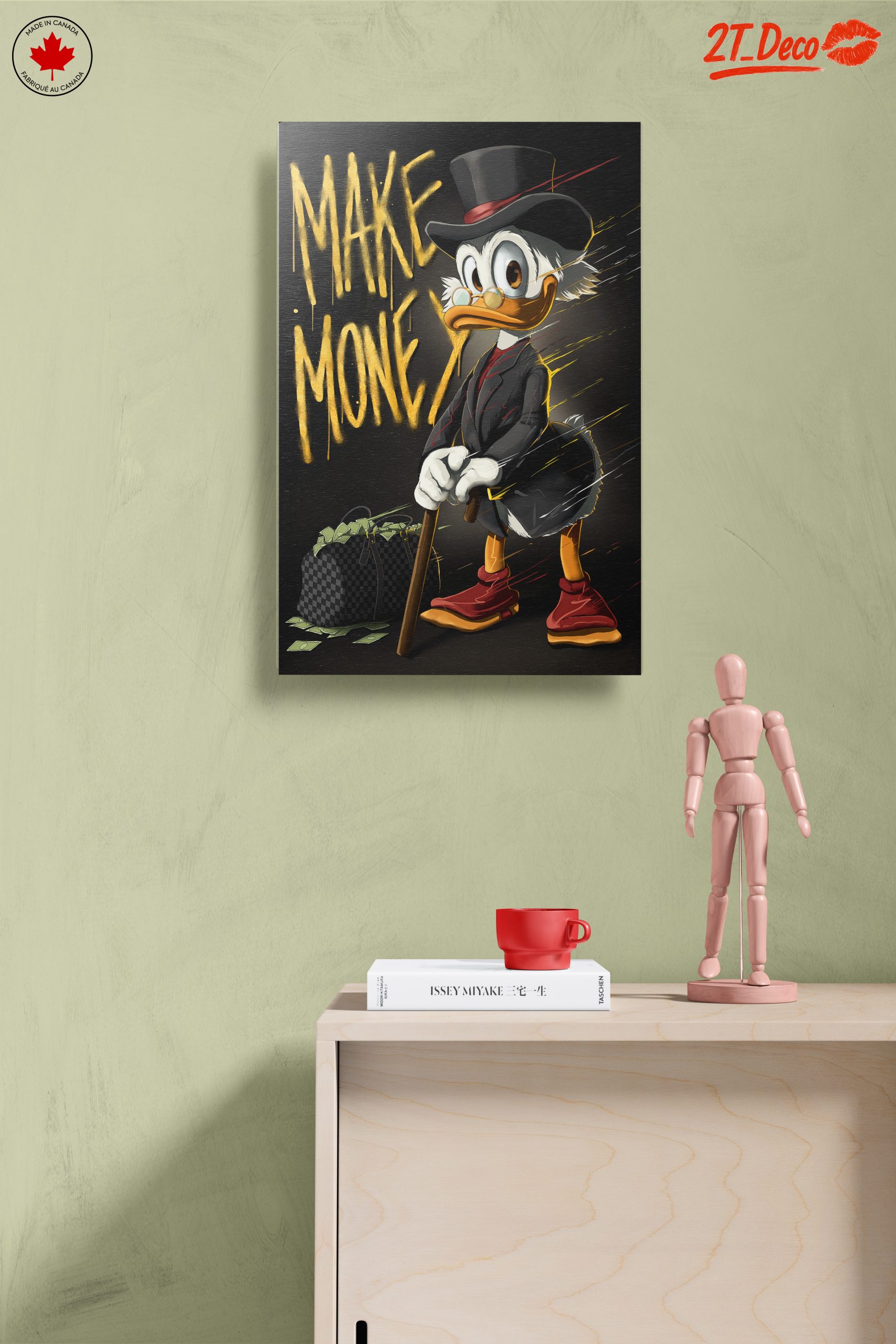 Motivational Cartoon Character Art Featuring Scrooge McDuck - Image 14