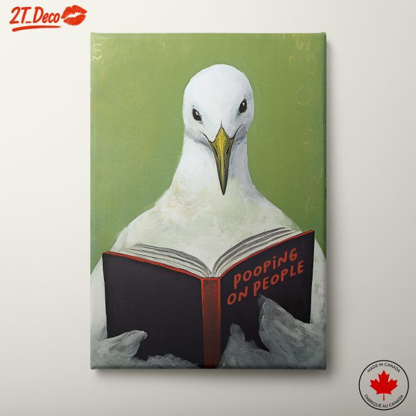 Whimsical Bird Reading Book