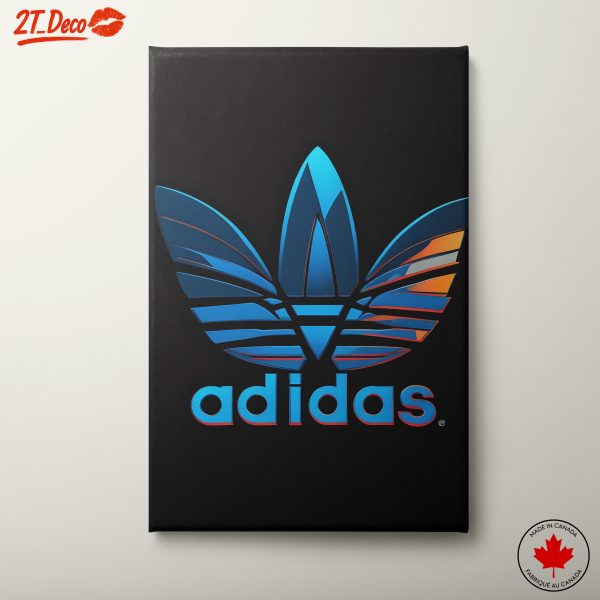 Adidas Logo Art in Vibrant Colors