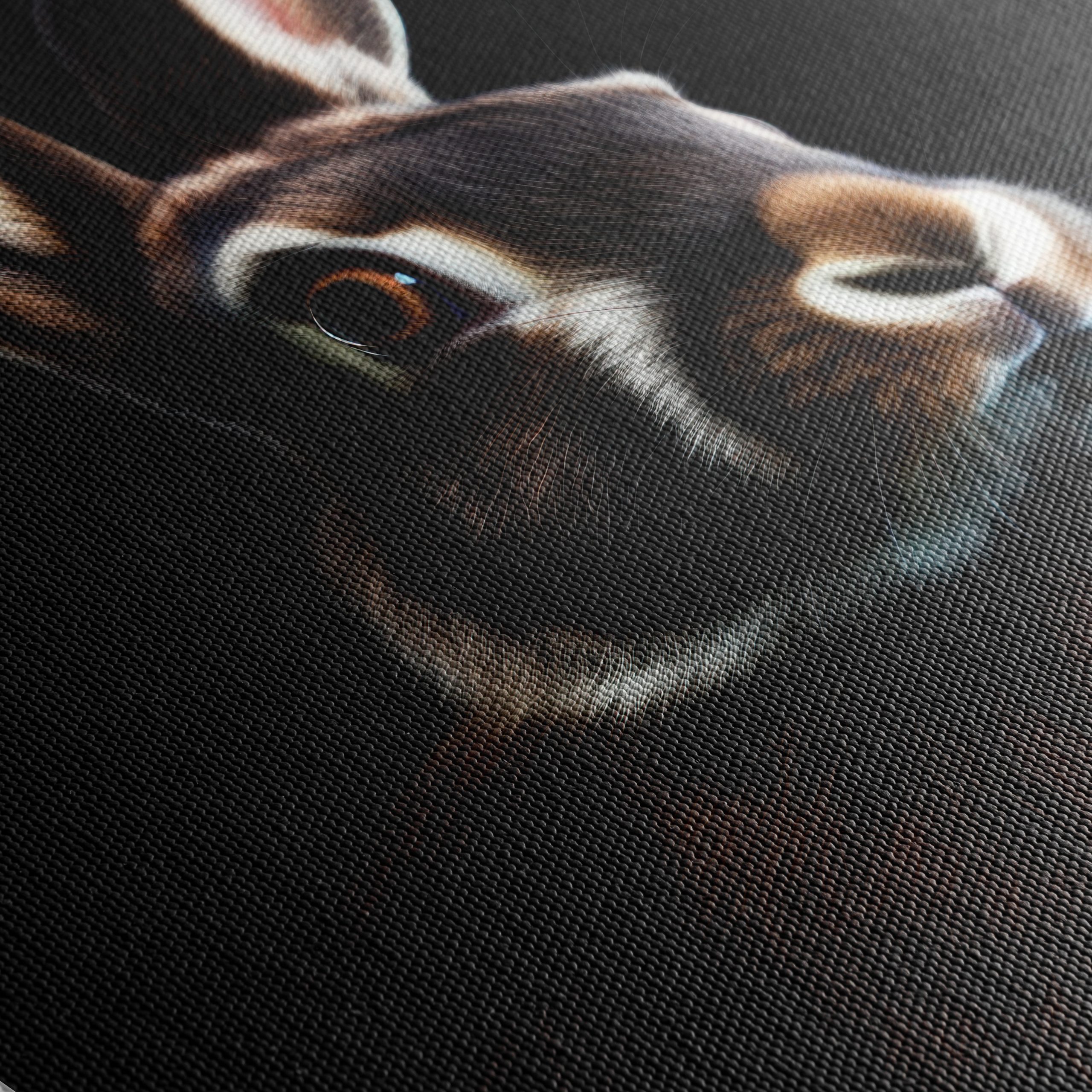 Realistic Rabbit Portrait in Dark Background - Image 5