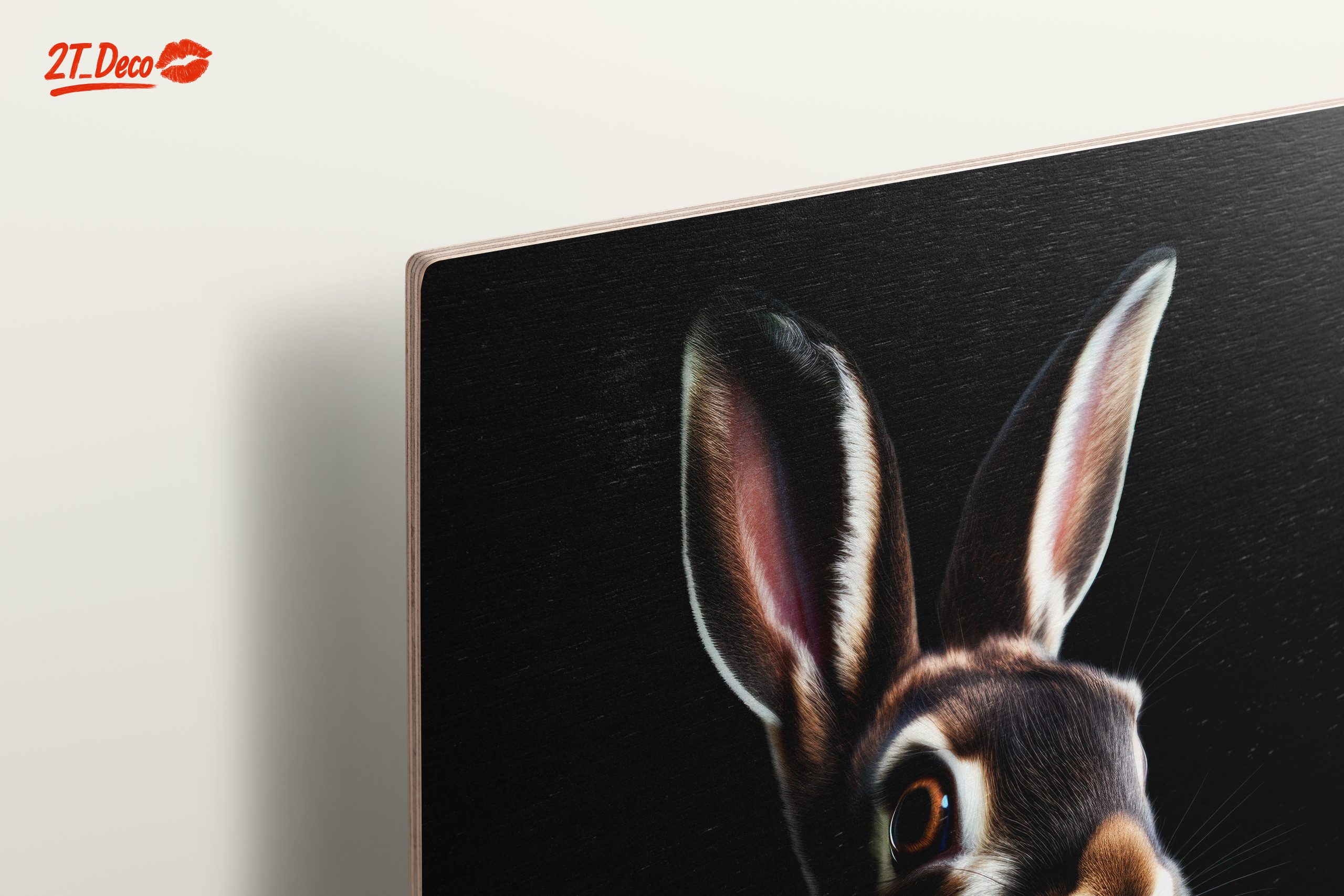 Realistic Rabbit Portrait in Dark Background - Image 15