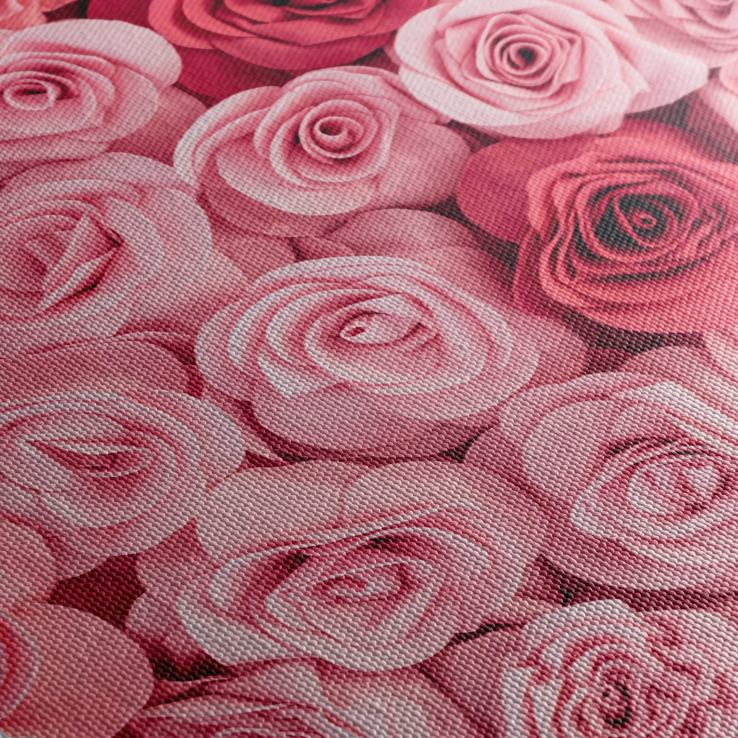 Vibrant Rose Floral Art - Image 5