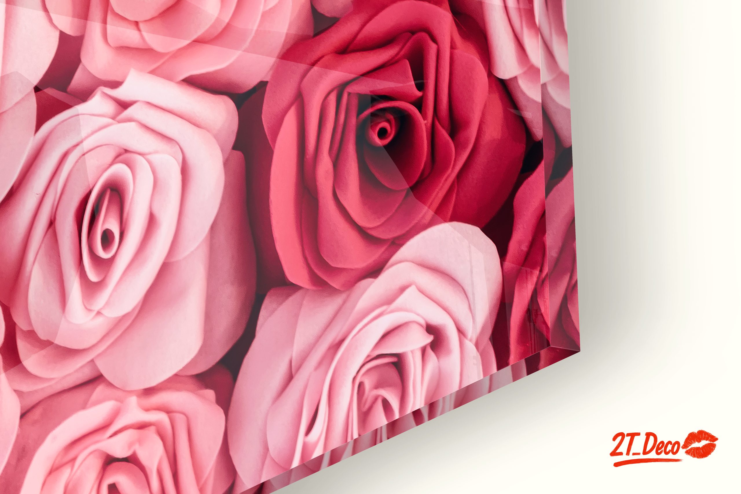 Vibrant Rose Floral Art - Image 9