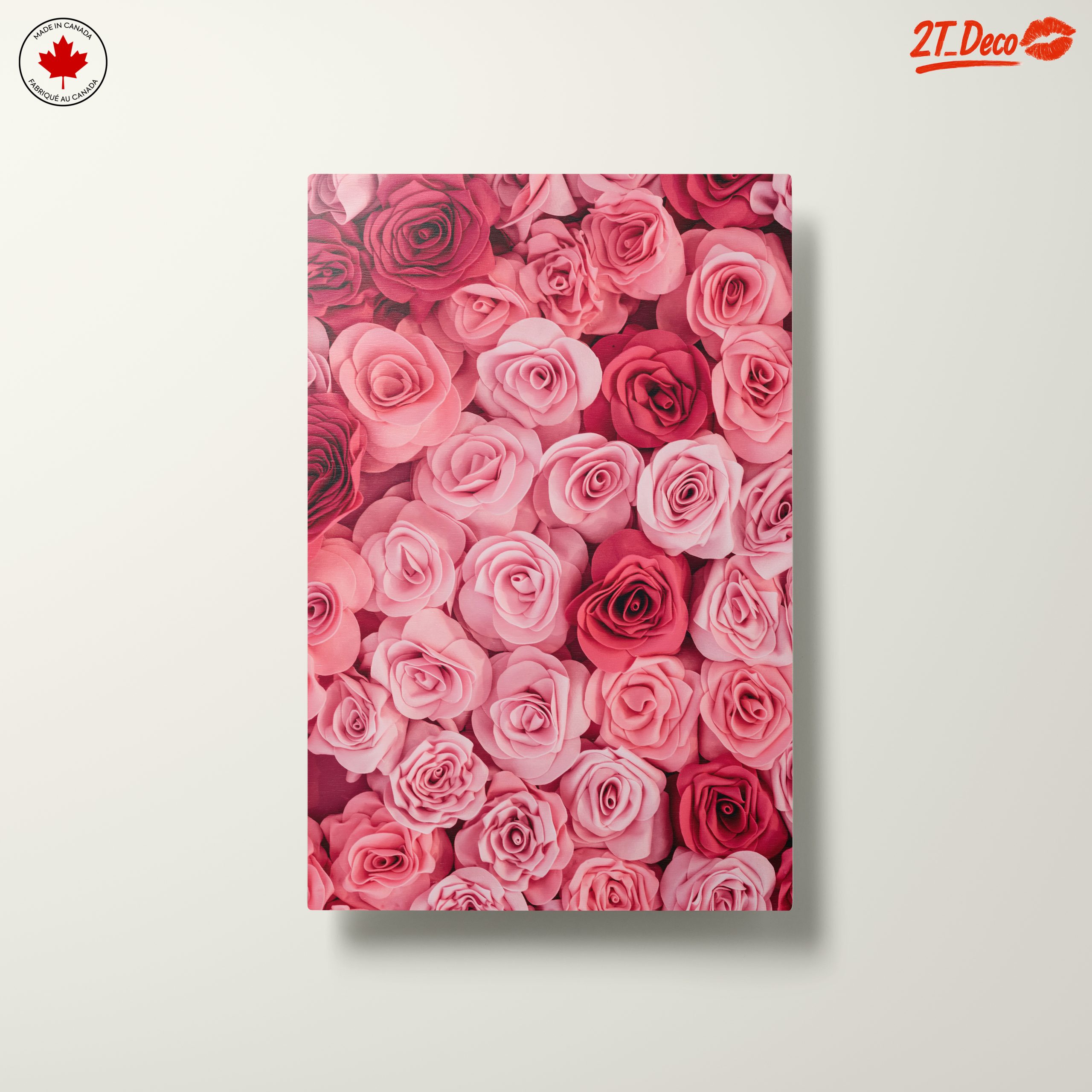 Vibrant Rose Floral Art - Image 10