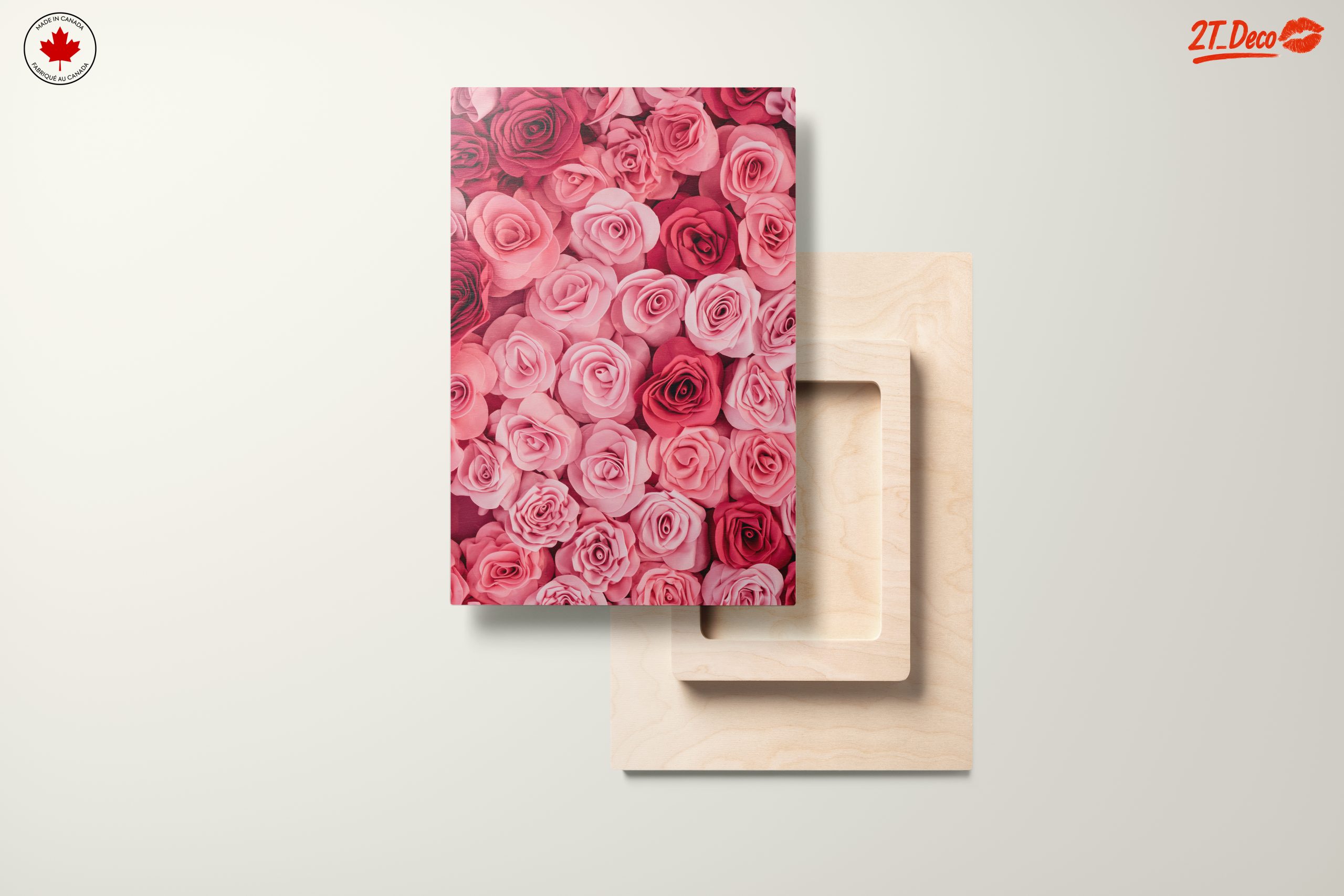 Vibrant Rose Floral Art - Image 11