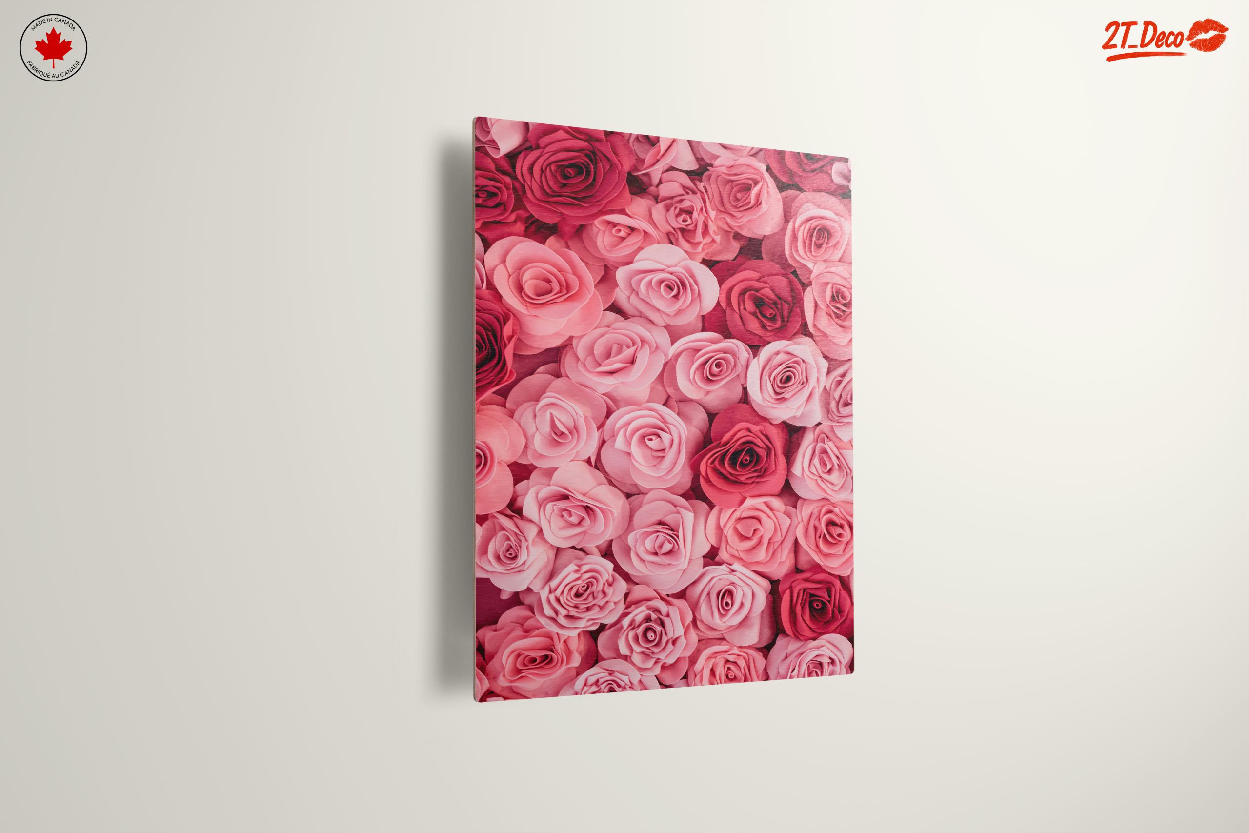 Vibrant Rose Floral Art - Image 13