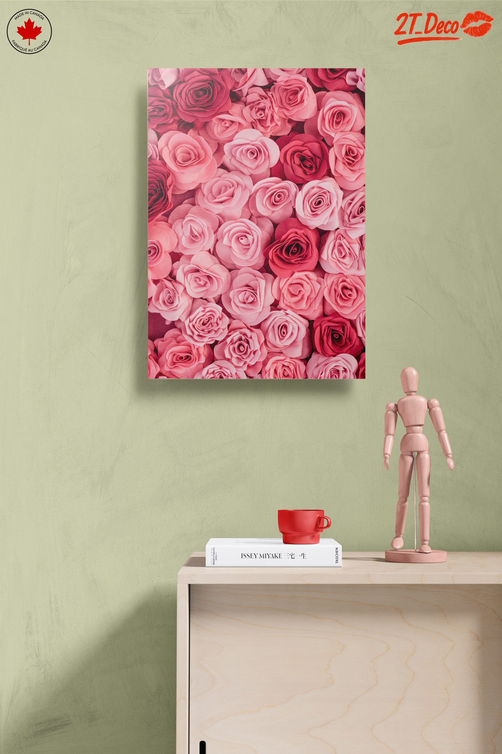 Vibrant Rose Floral Art - Image 14