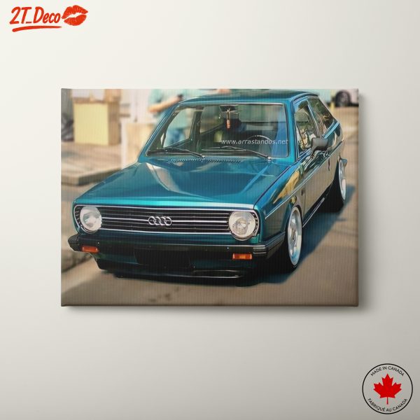 Vintage Audi Classic Car Artwork