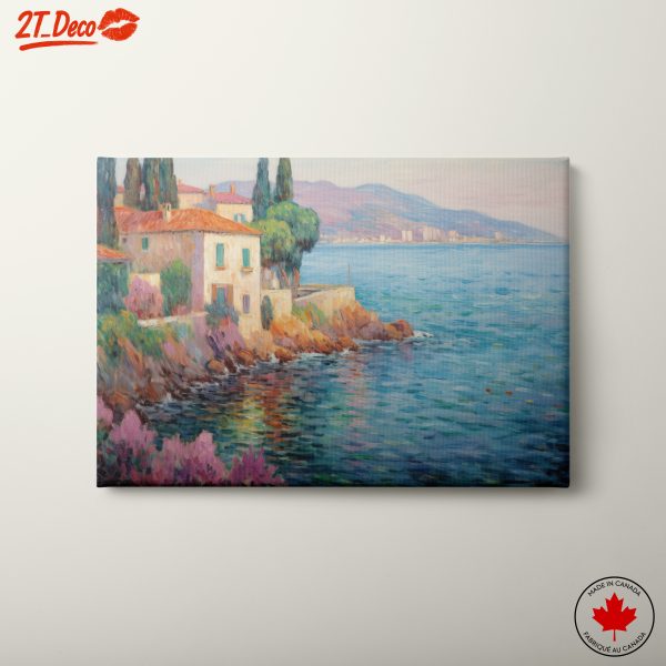 Impressionistic Coastal Landscape