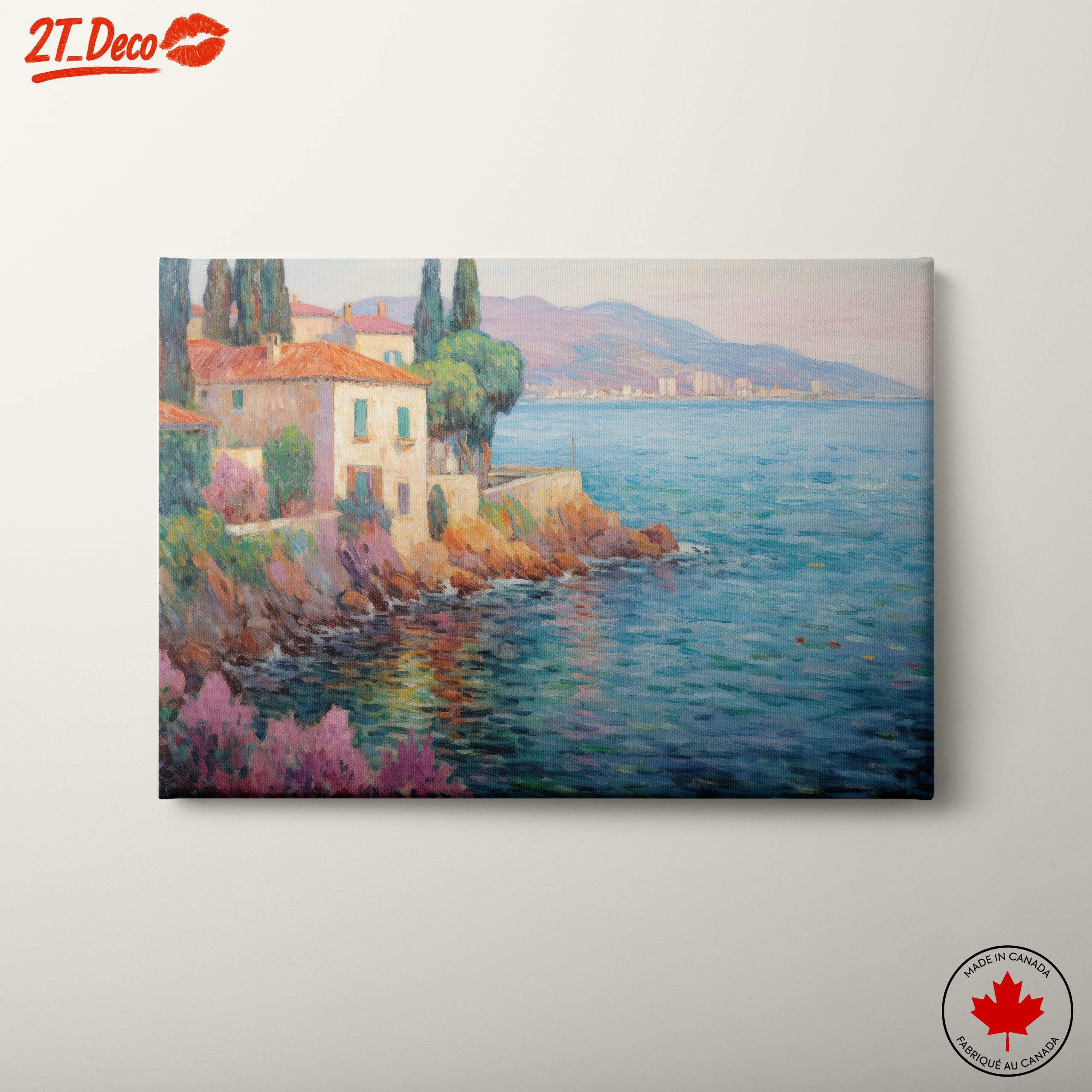 Impressionistic Coastal Landscape