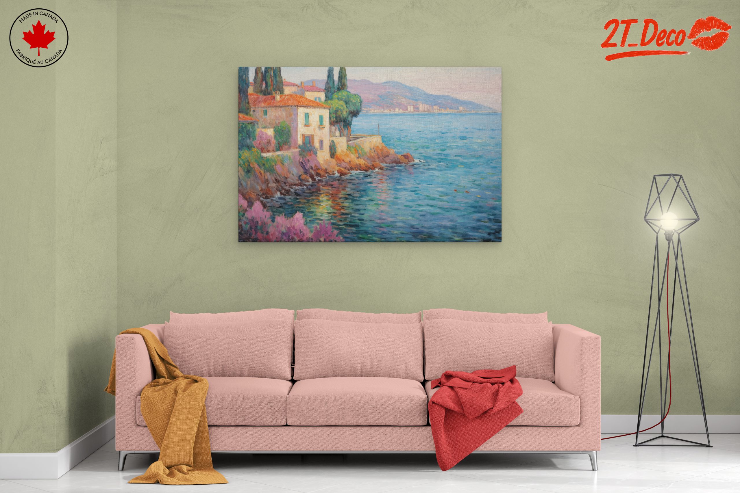 Impressionistic Coastal Landscape - Image 2