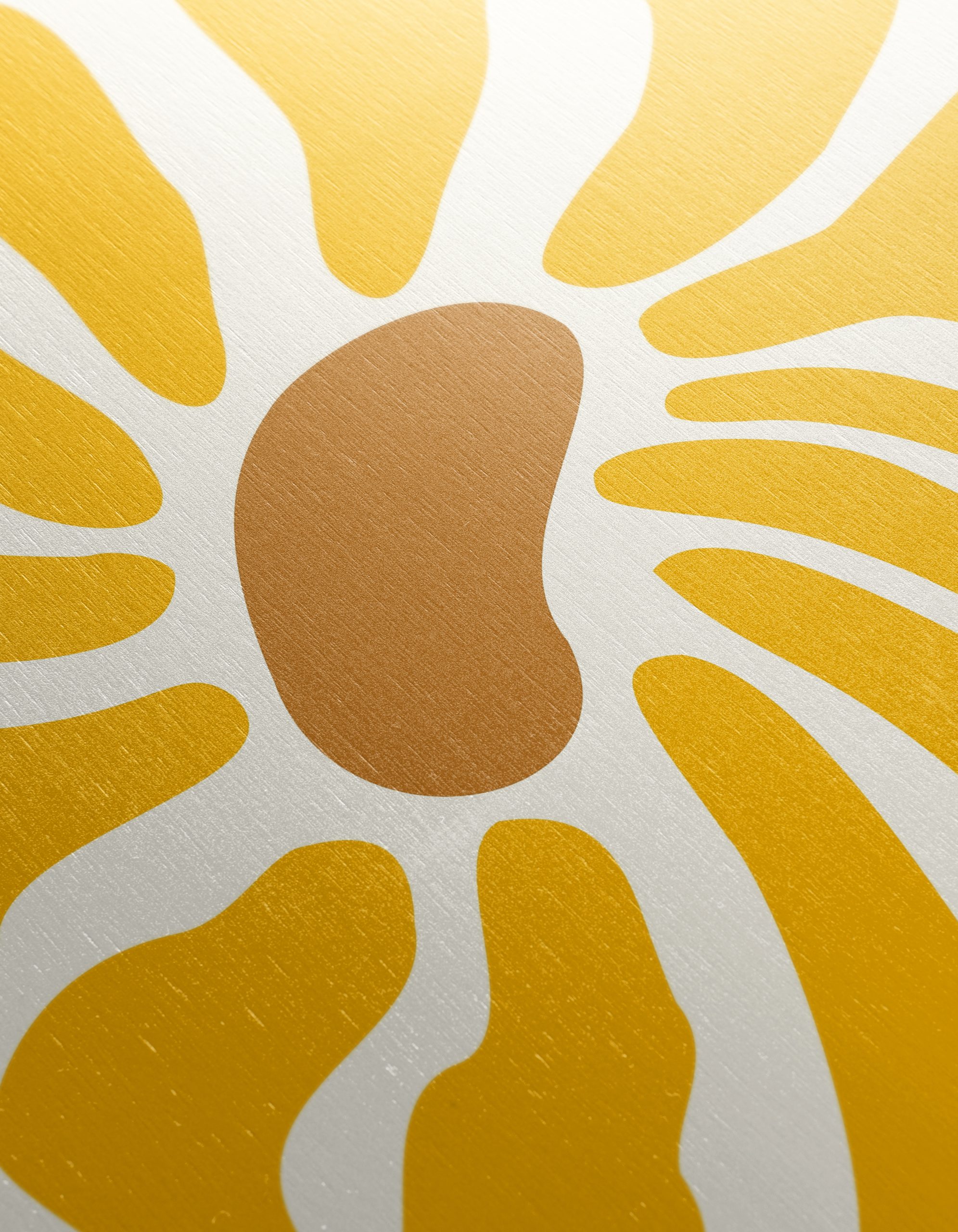 Contemporary Abstract Yellow Art - Image 12