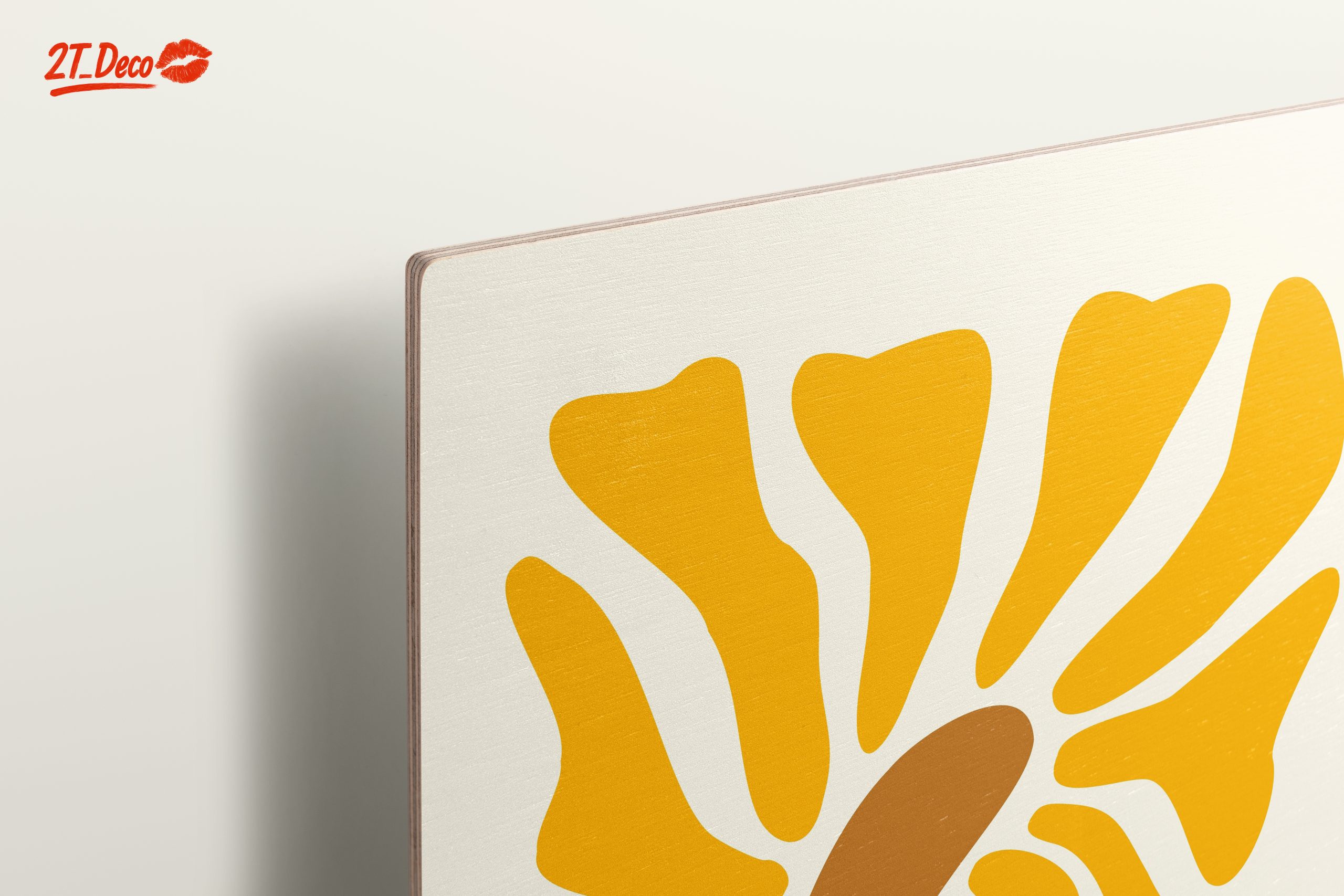 Contemporary Abstract Yellow Art - Image 15