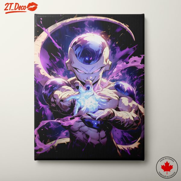 Epic Dragon Ball Character Artwork Featuring Frieza