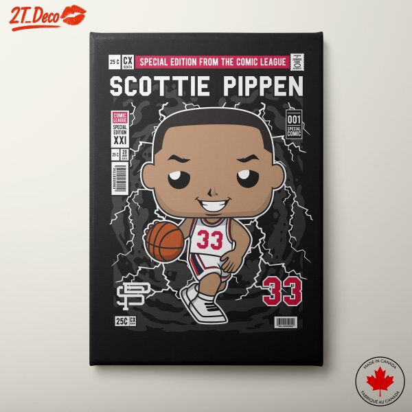 Scottie Pippen Cartoon Character Art