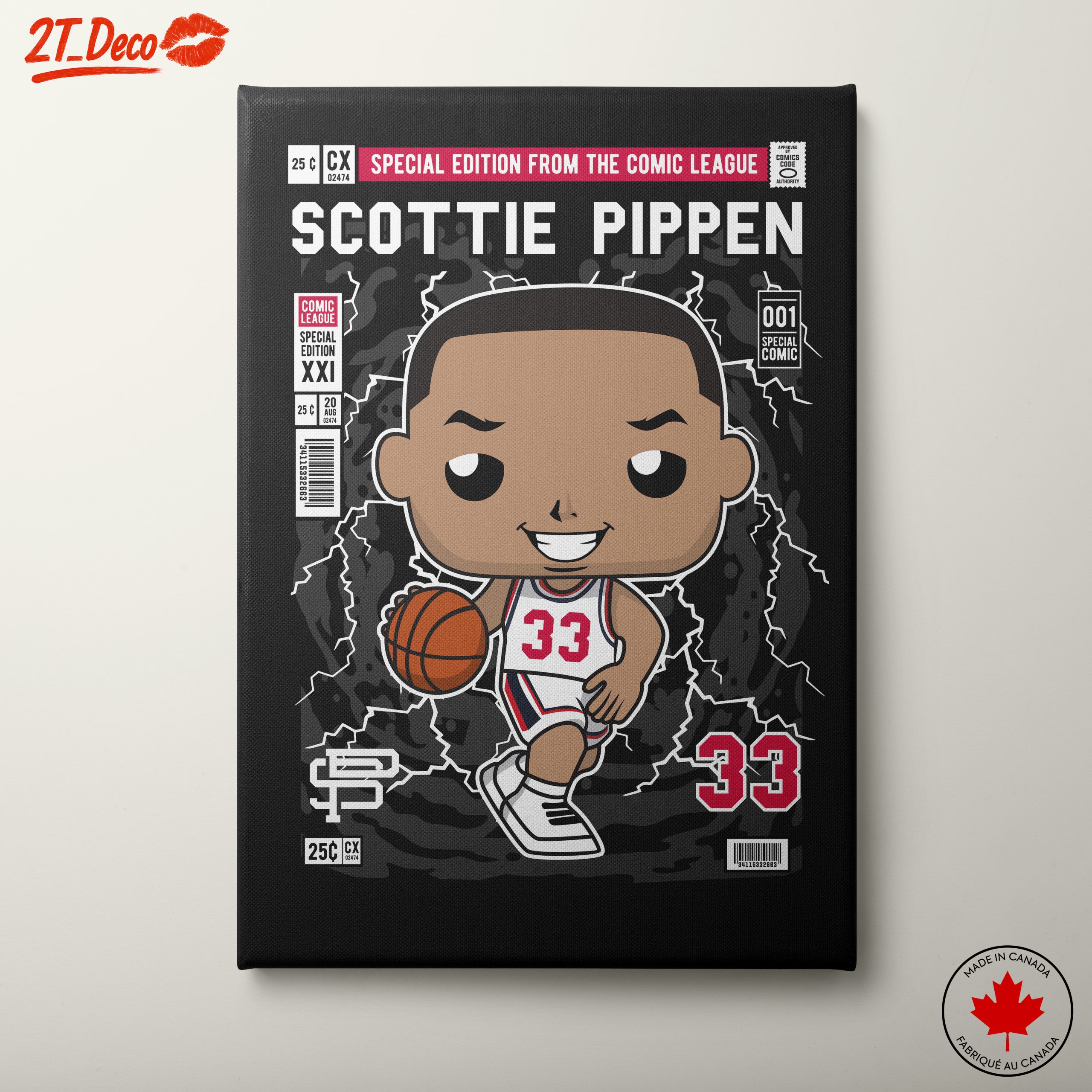 Scottie Pippen Cartoon Character Art