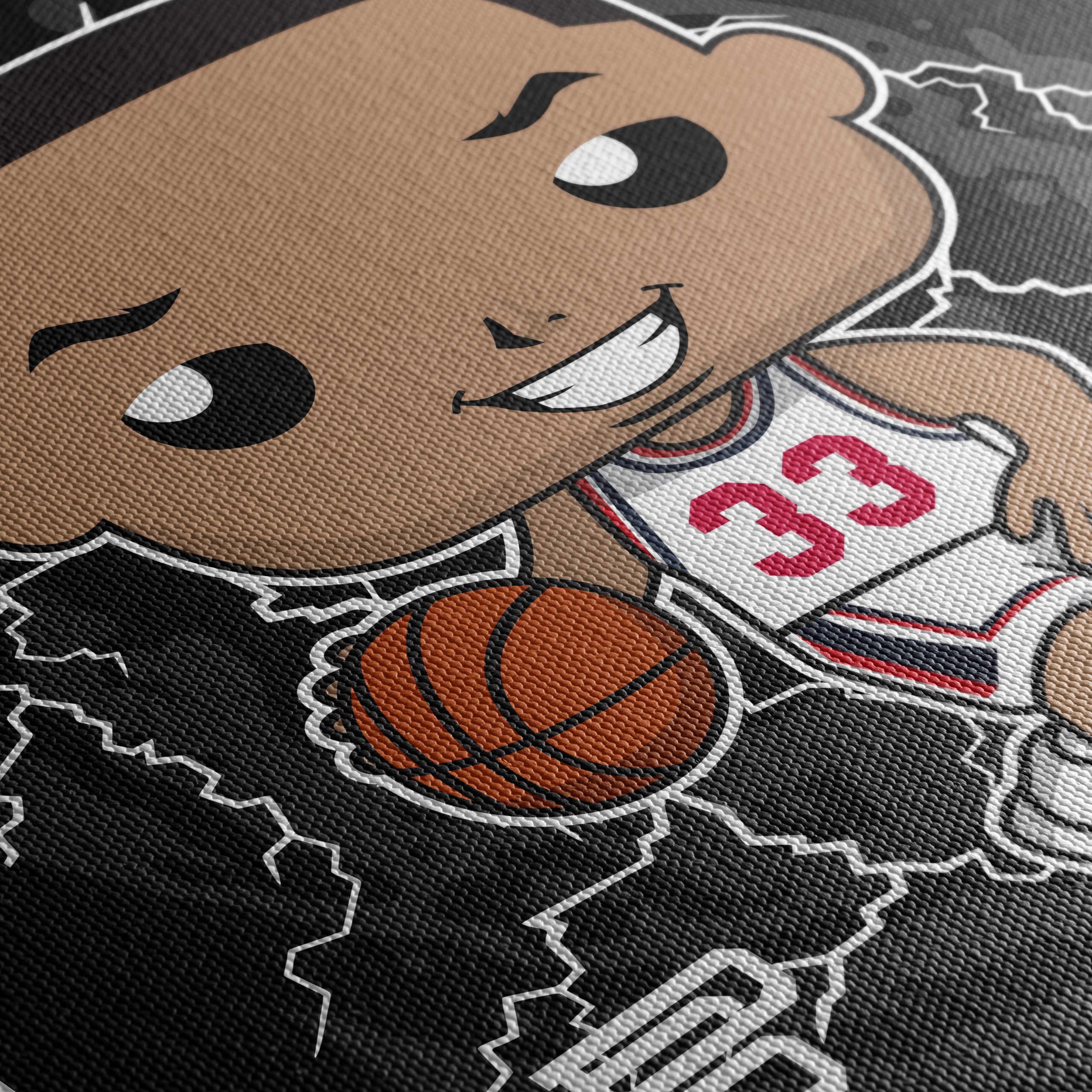 Scottie Pippen Cartoon Character Art - Image 5