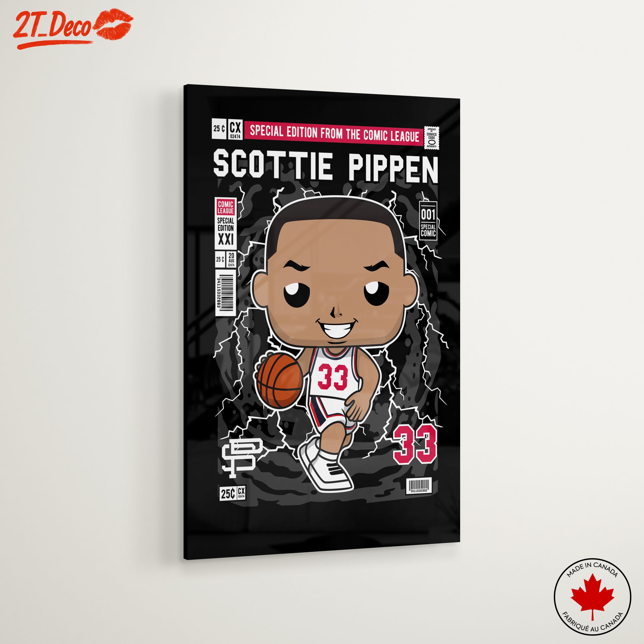 Scottie Pippen Cartoon Character Art - Image 6