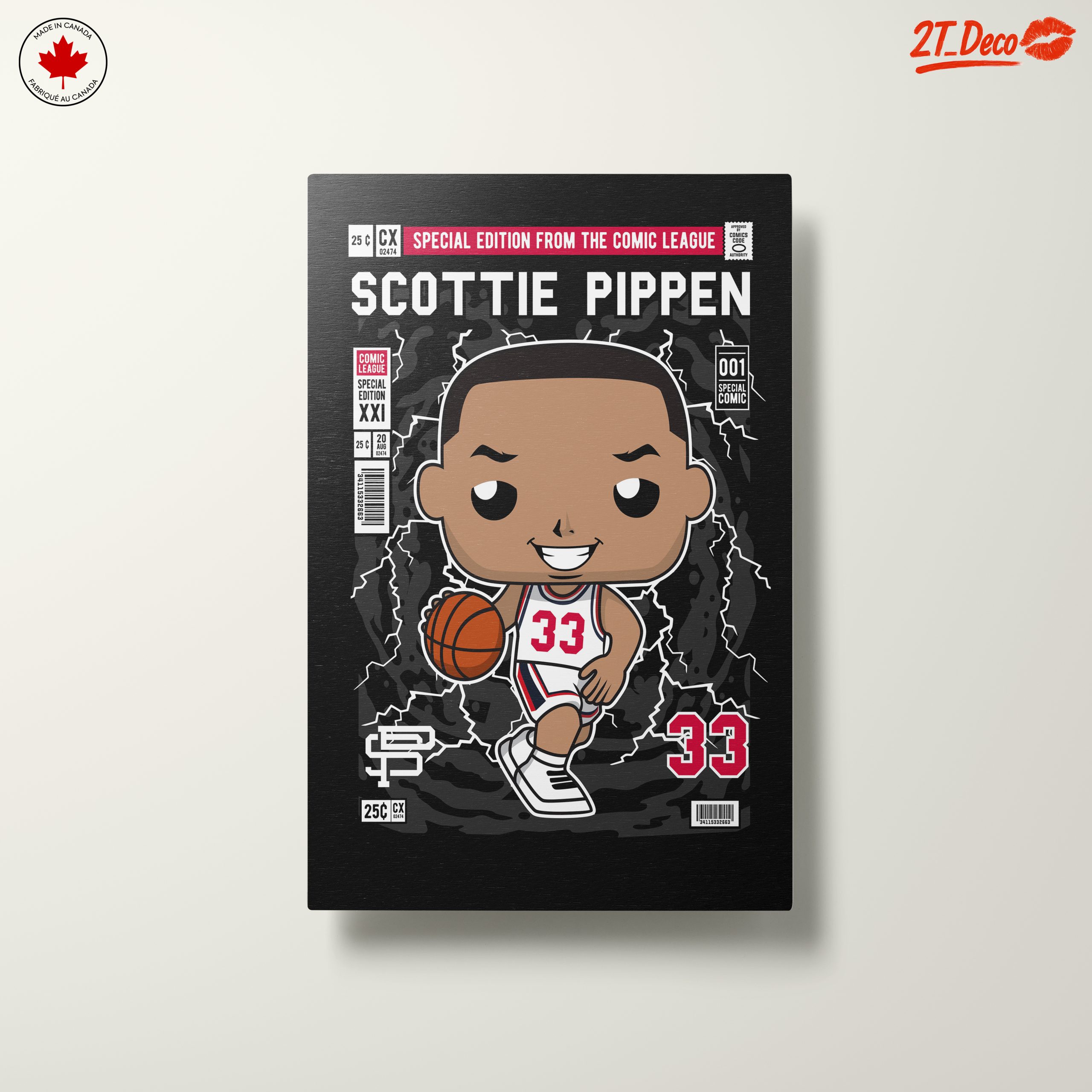 Scottie Pippen Cartoon Character Art - Image 10