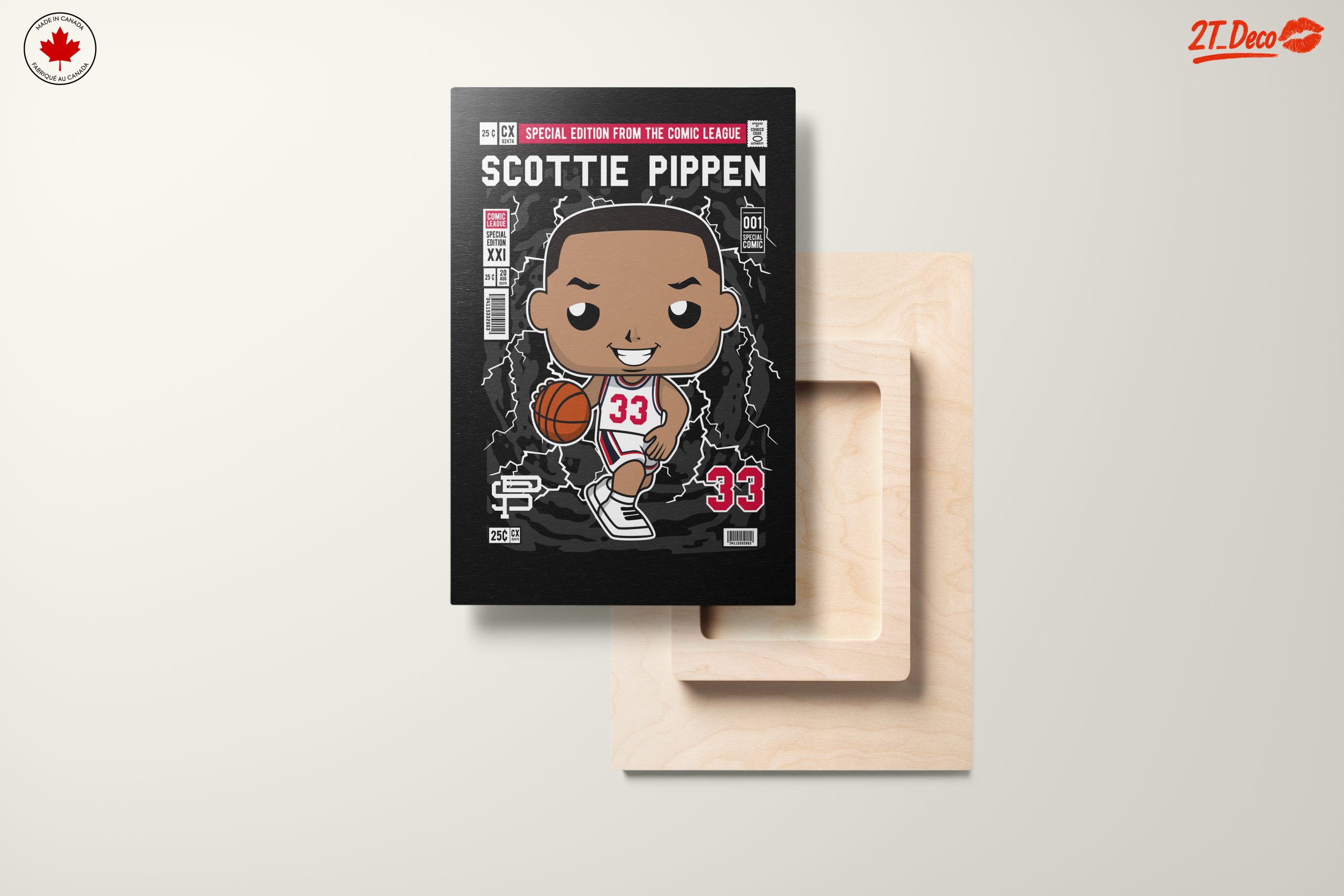 Scottie Pippen Cartoon Character Art - Image 11