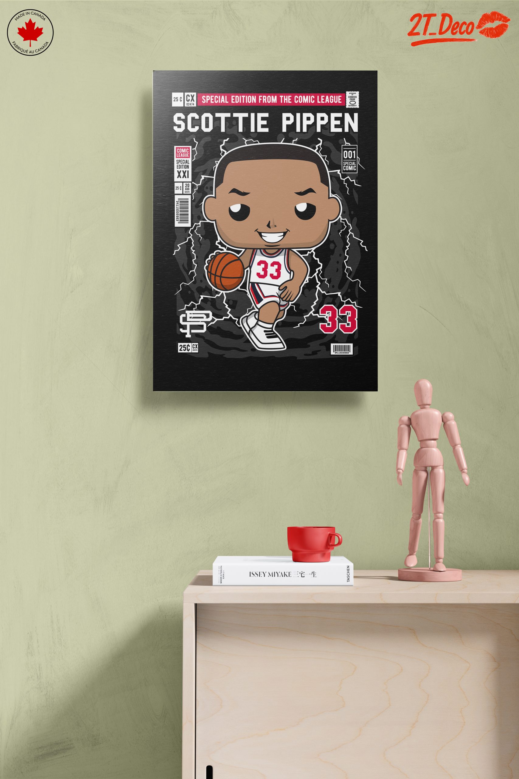 Scottie Pippen Cartoon Character Art - Image 14