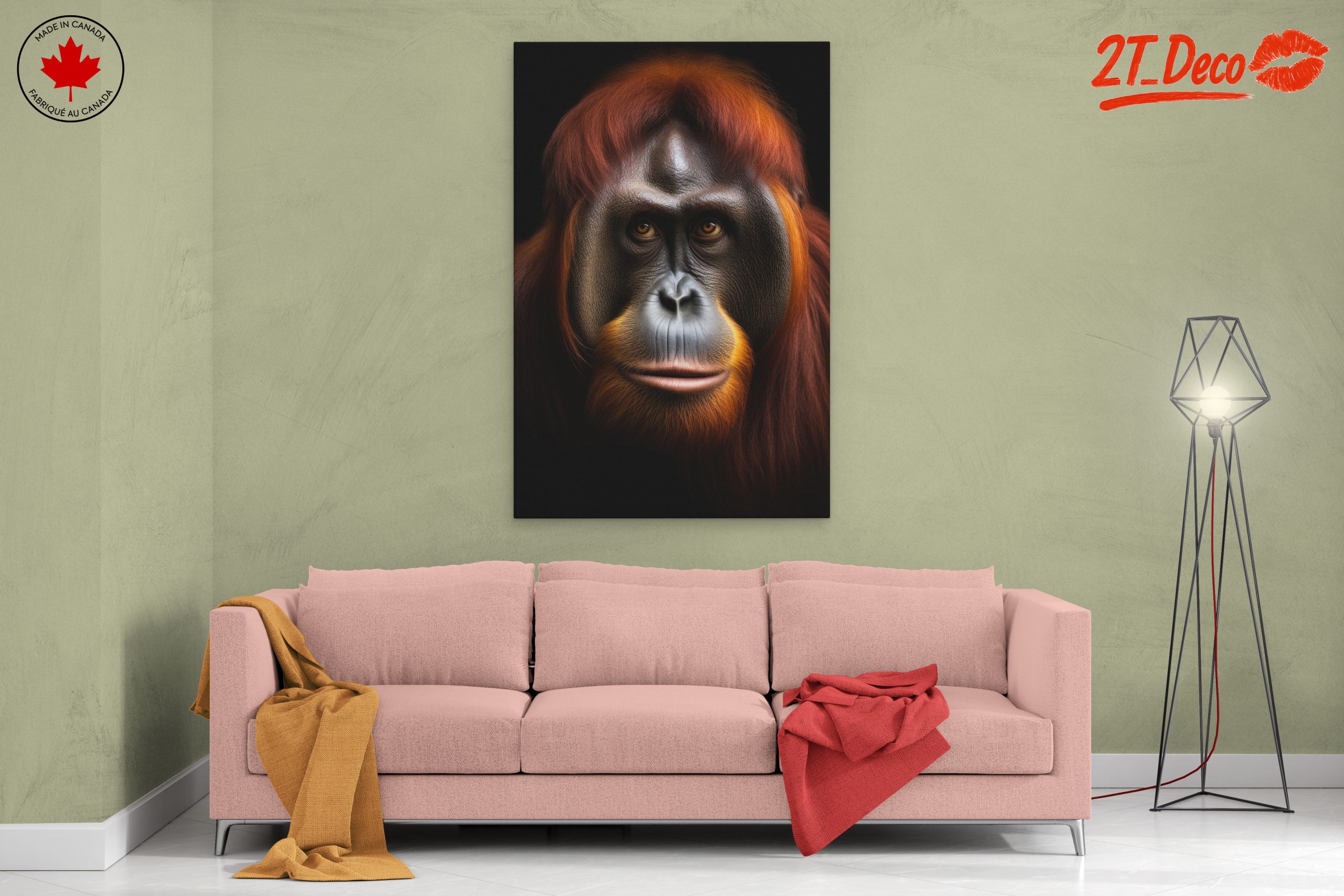 Orangutan Portrait with Rich Detail - Image 2