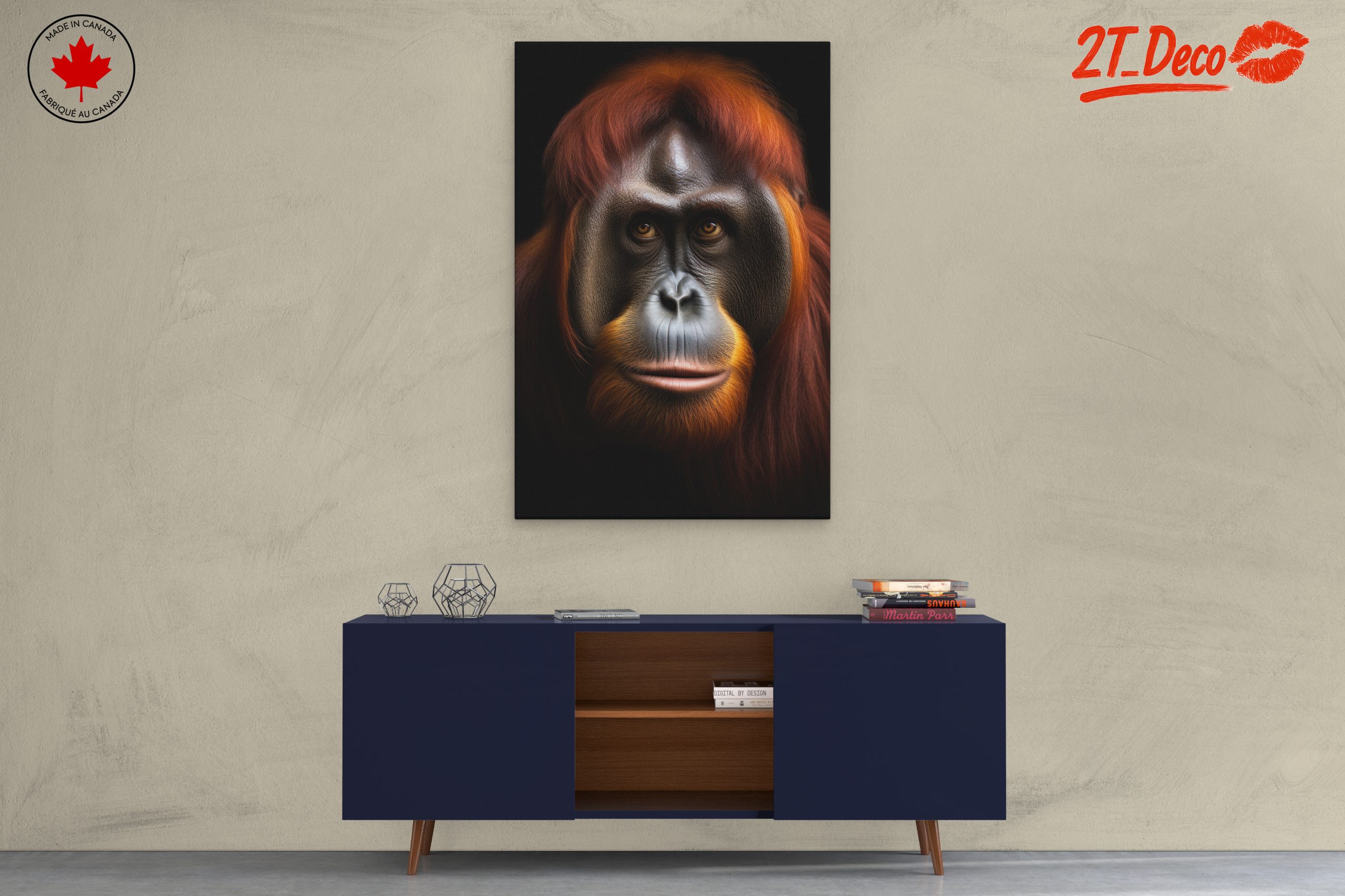 Orangutan Portrait with Rich Detail - Image 3