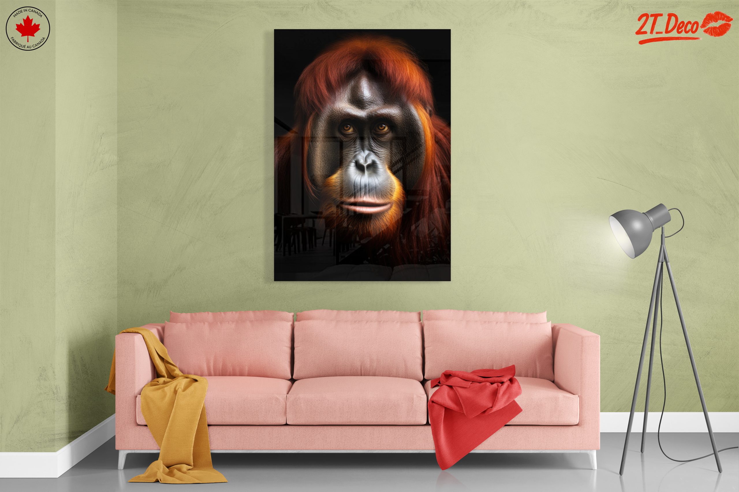 Orangutan Portrait with Rich Detail - Image 7