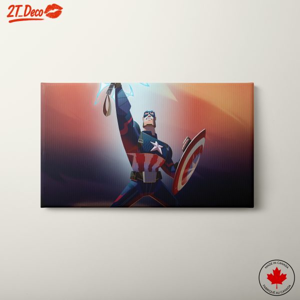Captain America with Shield Artwork