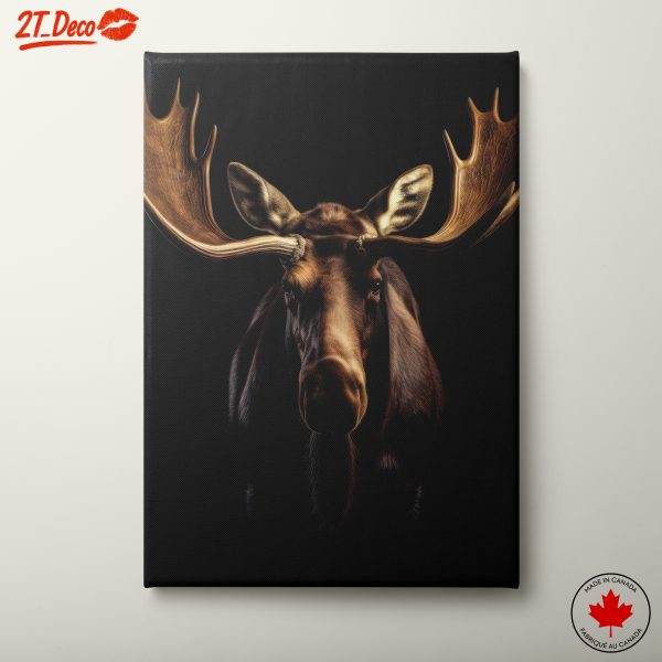 Majestic Moose Portrait Art