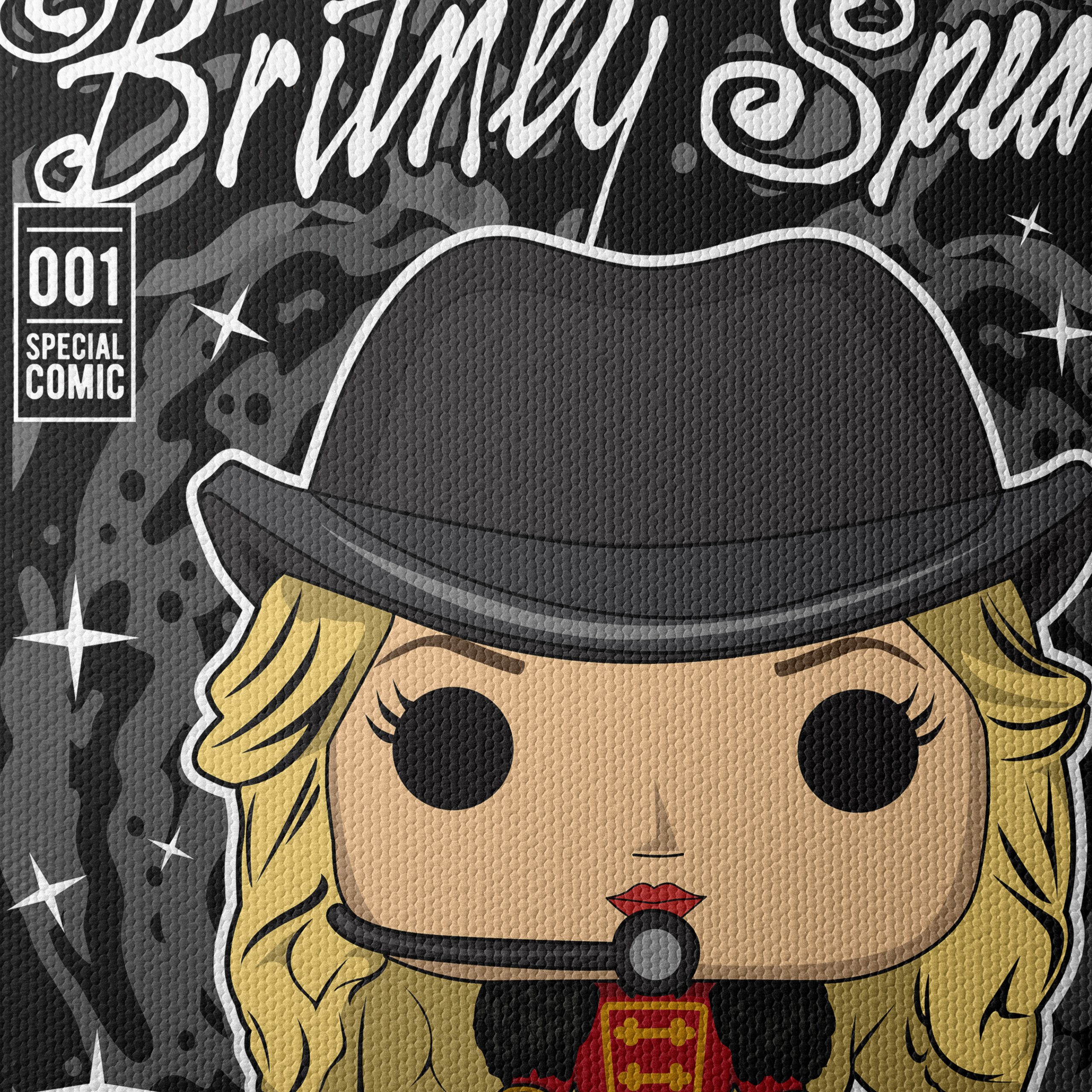 Britney Spears Comic Character Art - Image 4