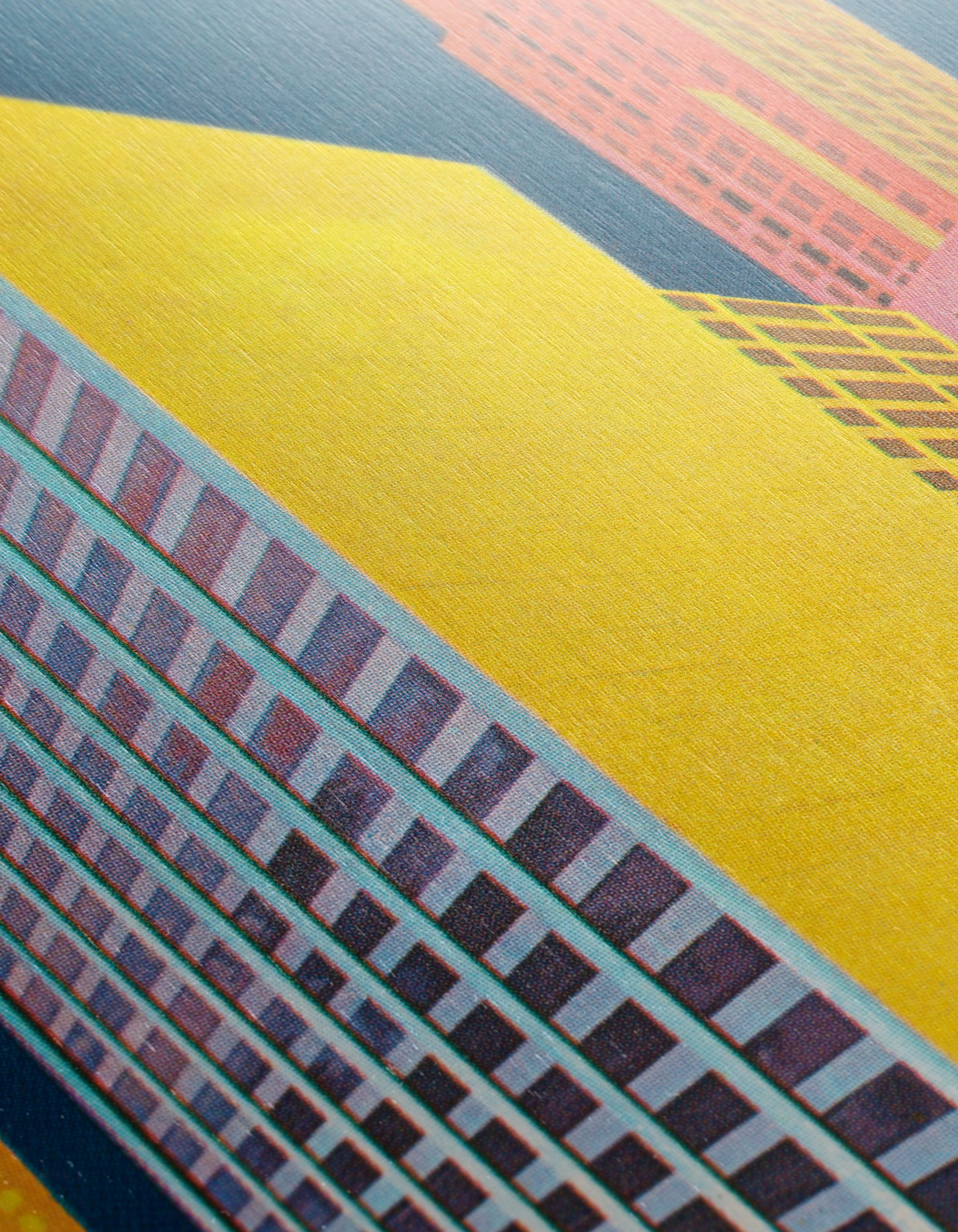 Colorful Cityscape Art with Modern Architecture - Image 12