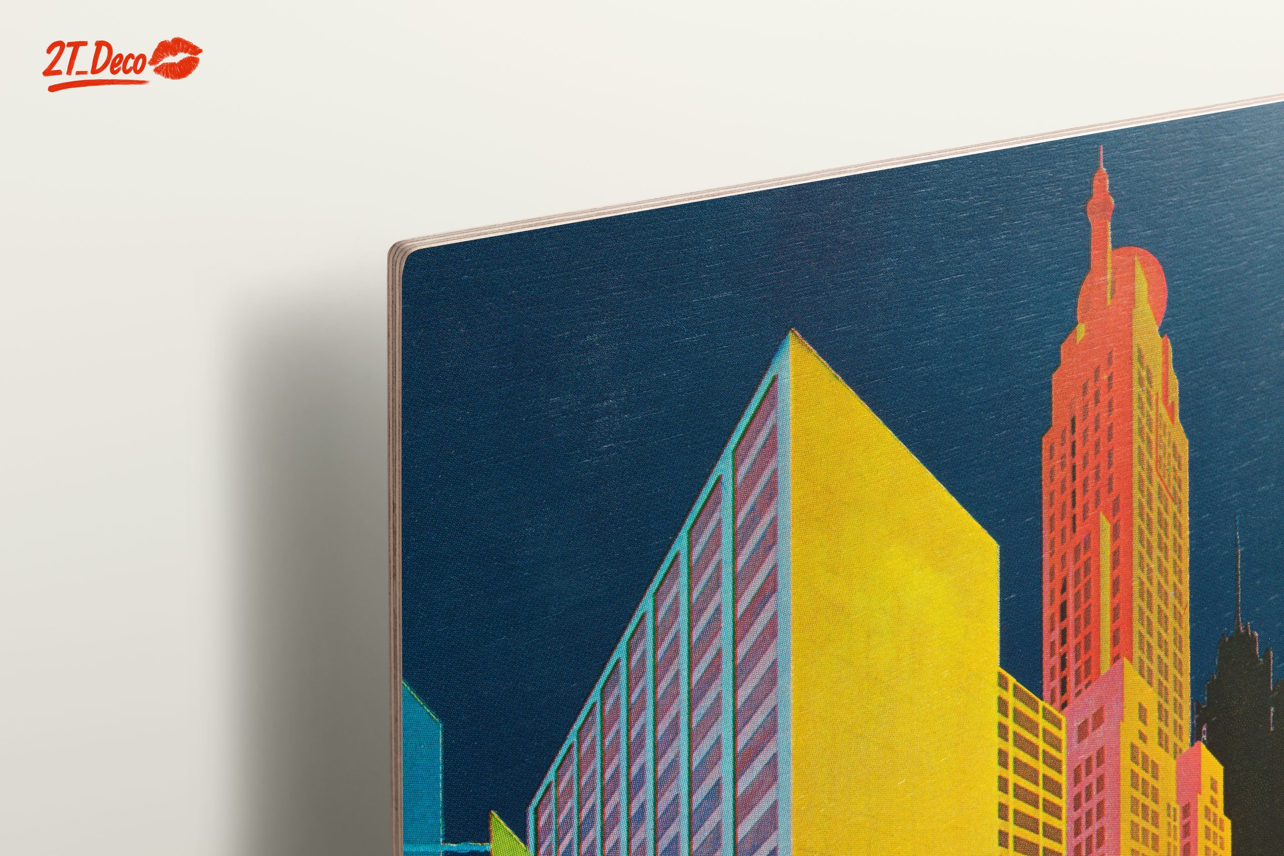 Colorful Cityscape Art with Modern Architecture - Image 15