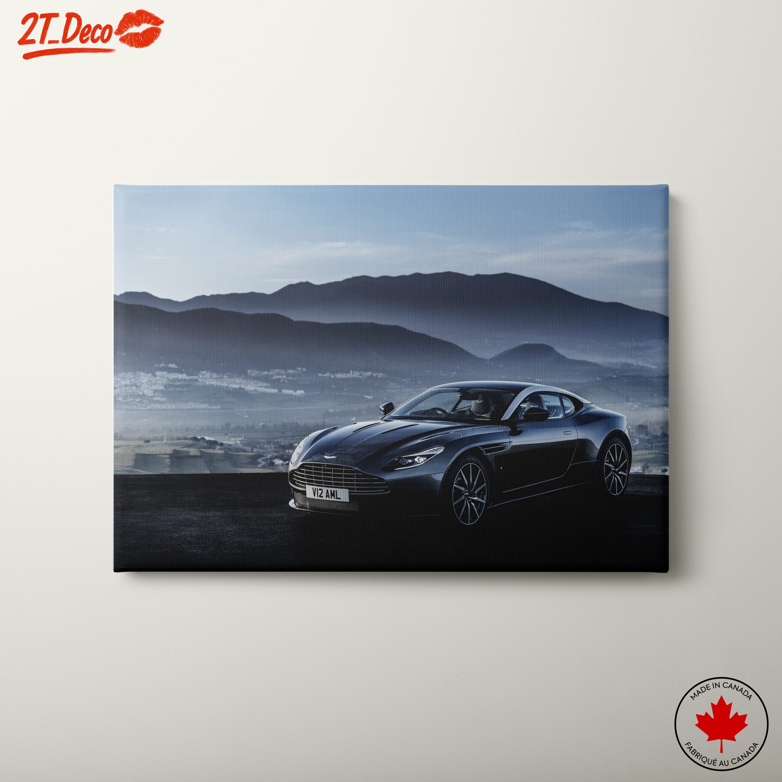 Elegant Aston Martin Sports Car Landscape