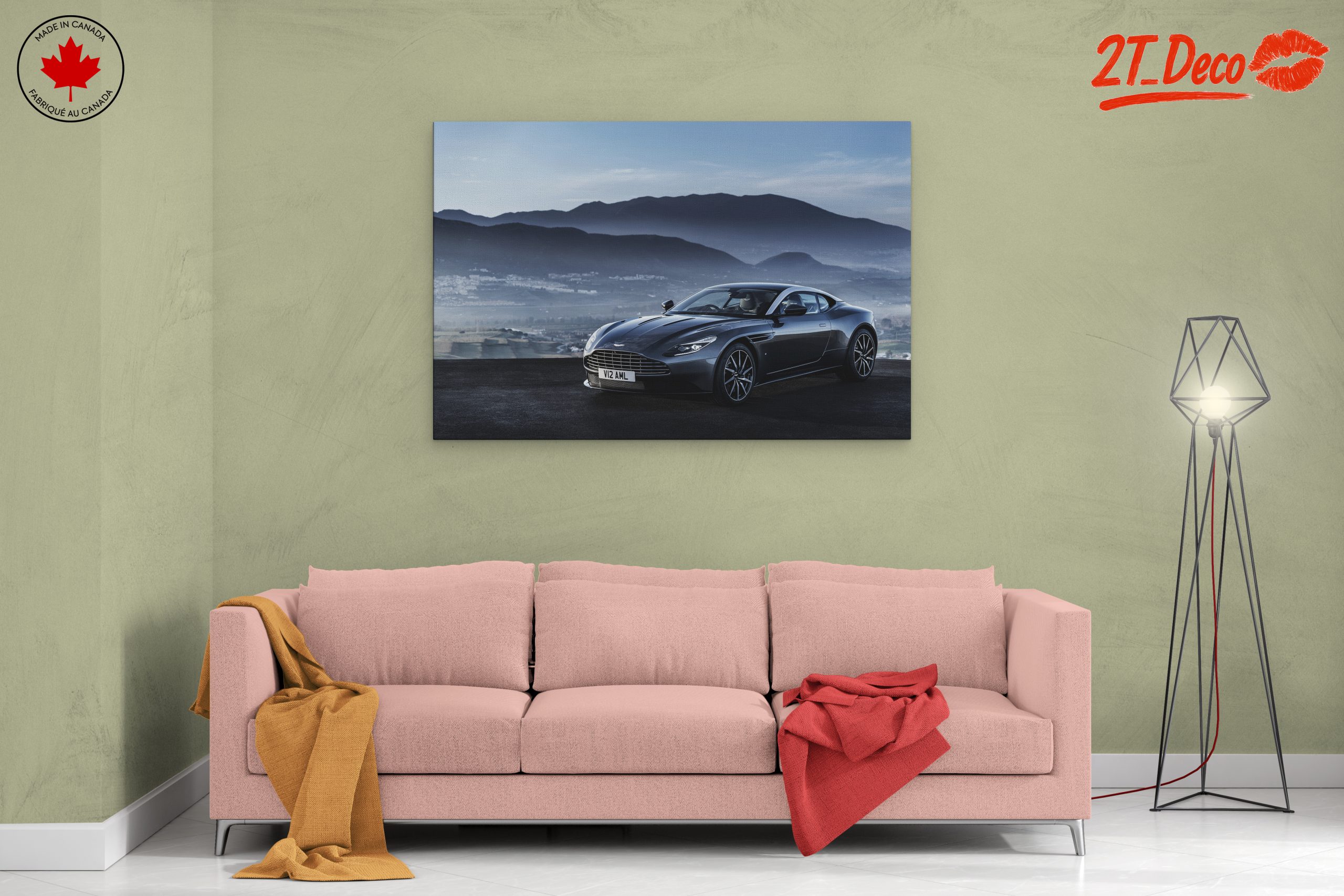 Elegant Aston Martin Sports Car Landscape - Image 2