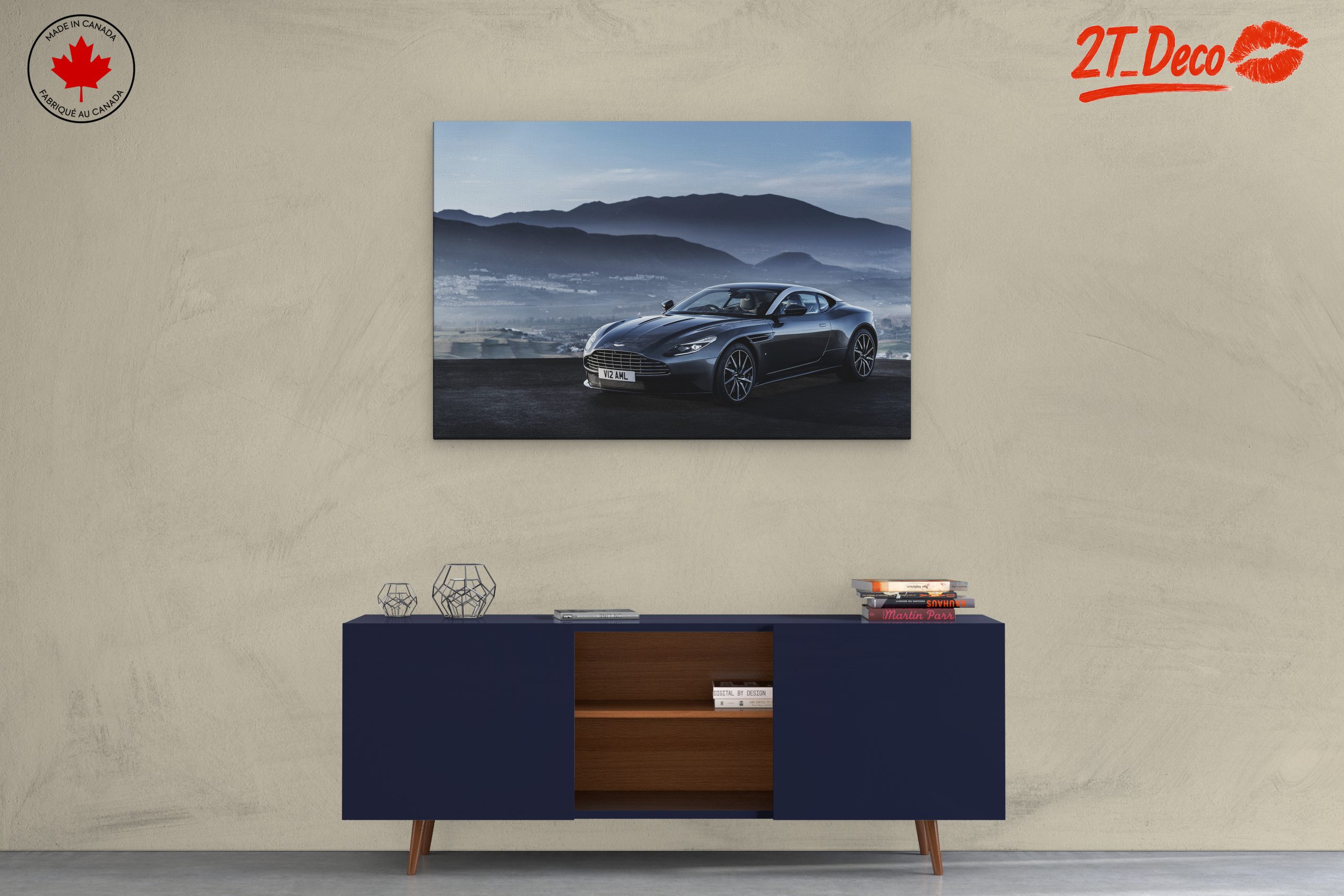 Elegant Aston Martin Sports Car Landscape - Image 3