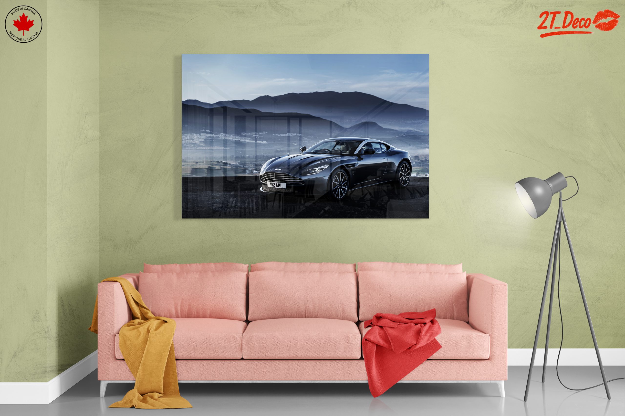 Elegant Aston Martin Sports Car Landscape - Image 7