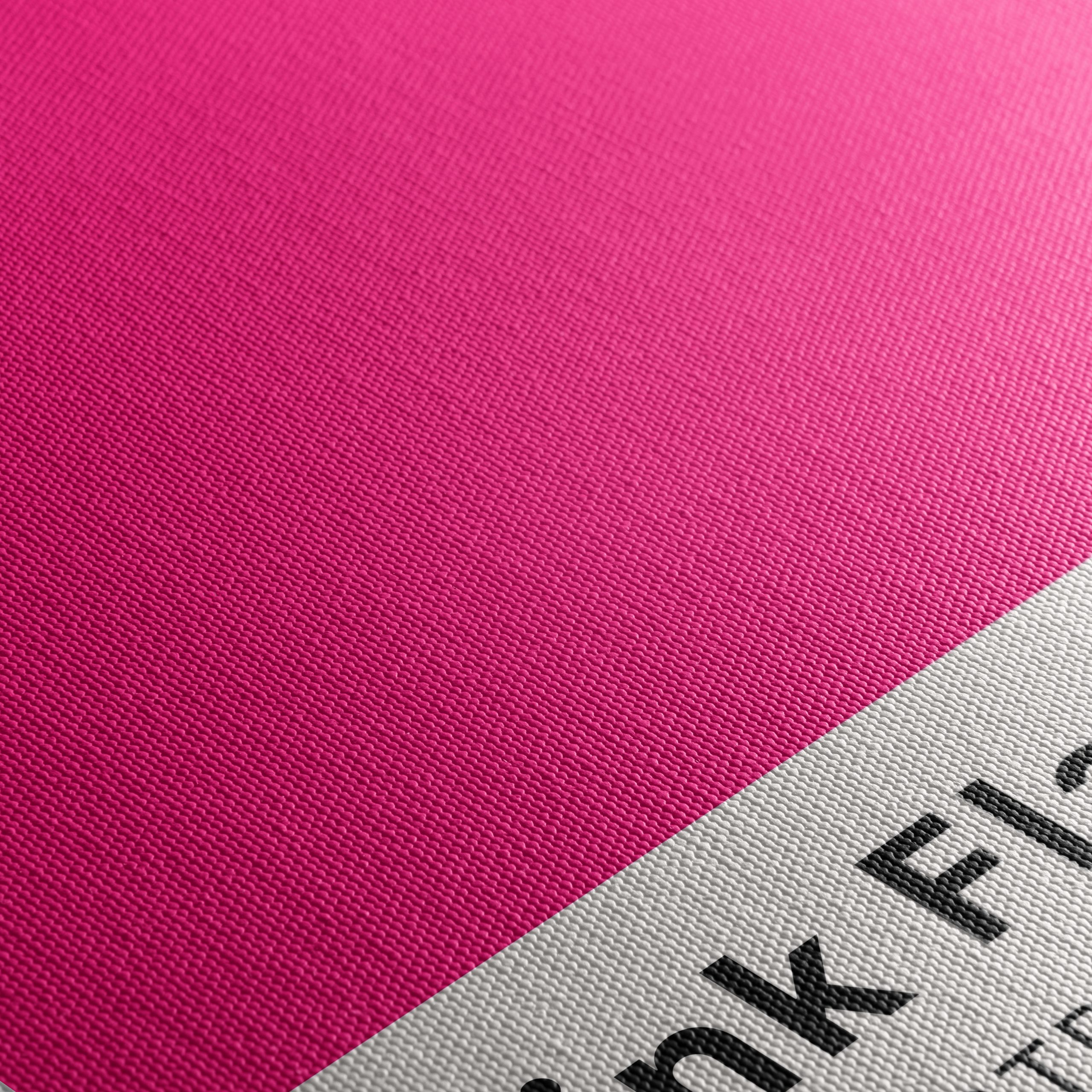 Vibrant Pink Abstract Art Display - Image 5