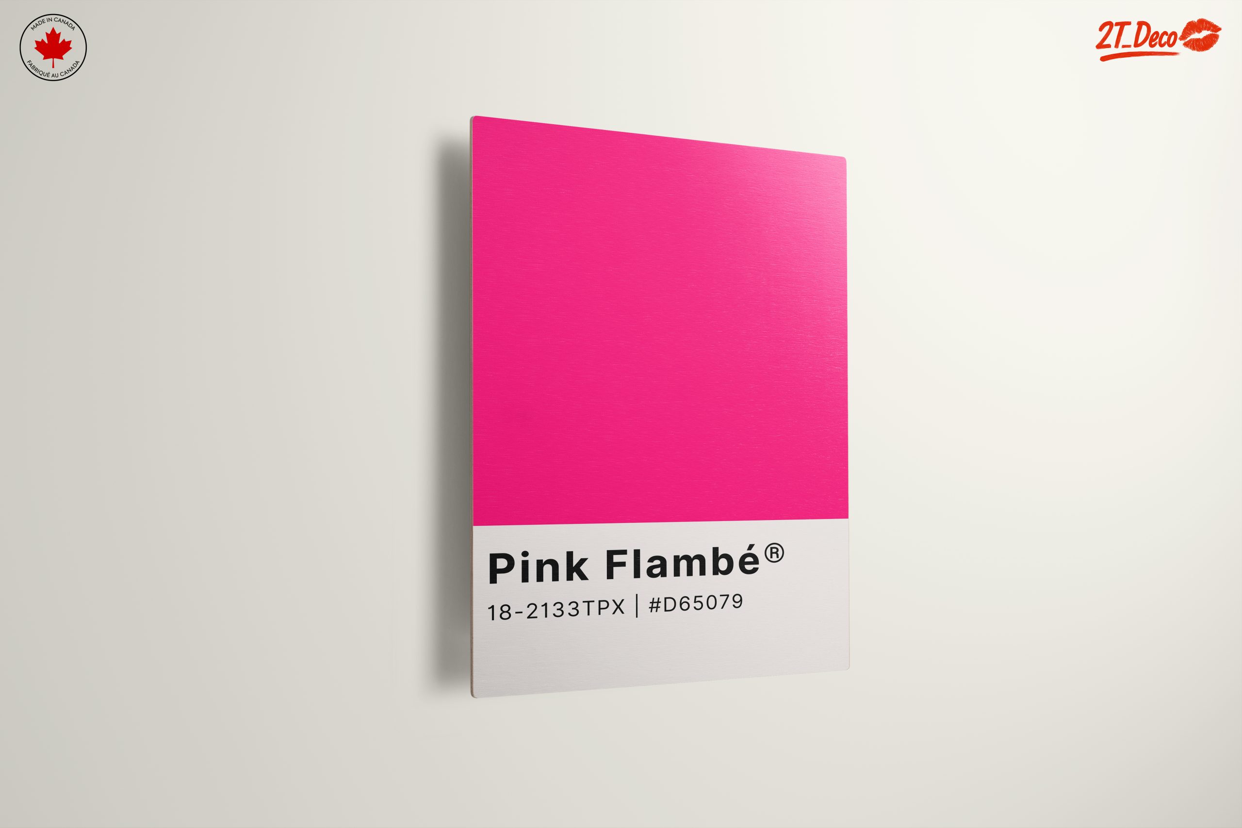 Vibrant Pink Abstract Art Display - Image 13