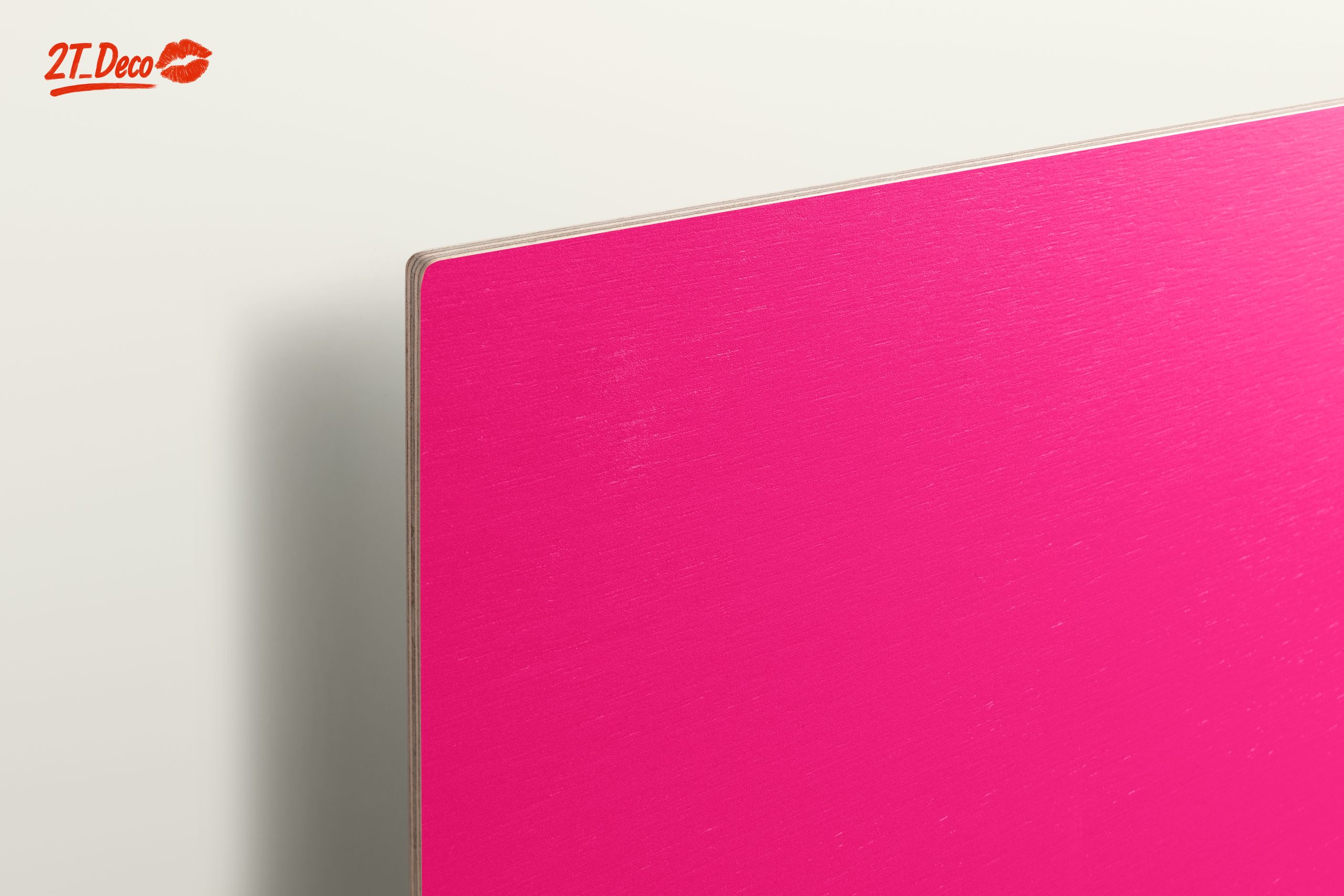 Vibrant Pink Abstract Art Display - Image 15