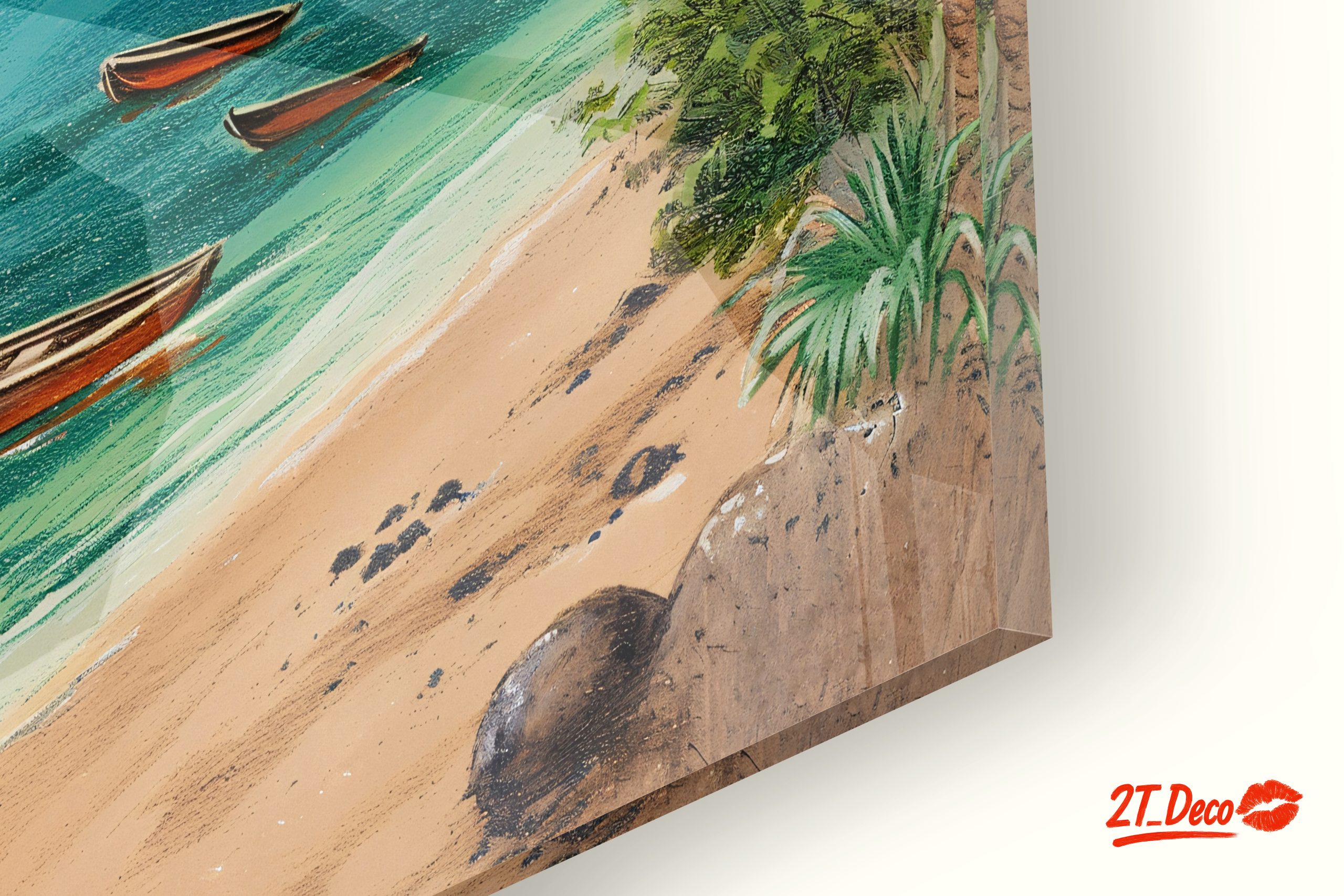 Serene Beach and Mountain Landscape - Image 9