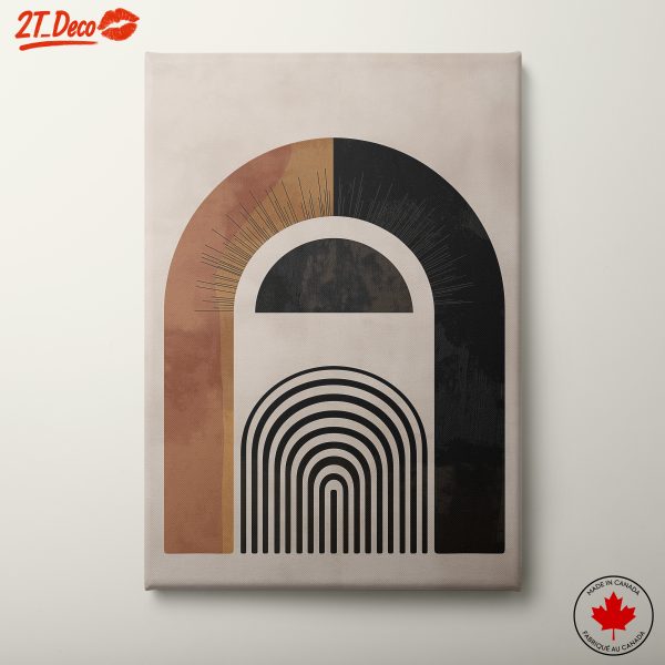 Abstract Geometric Design with Lines and Shapes