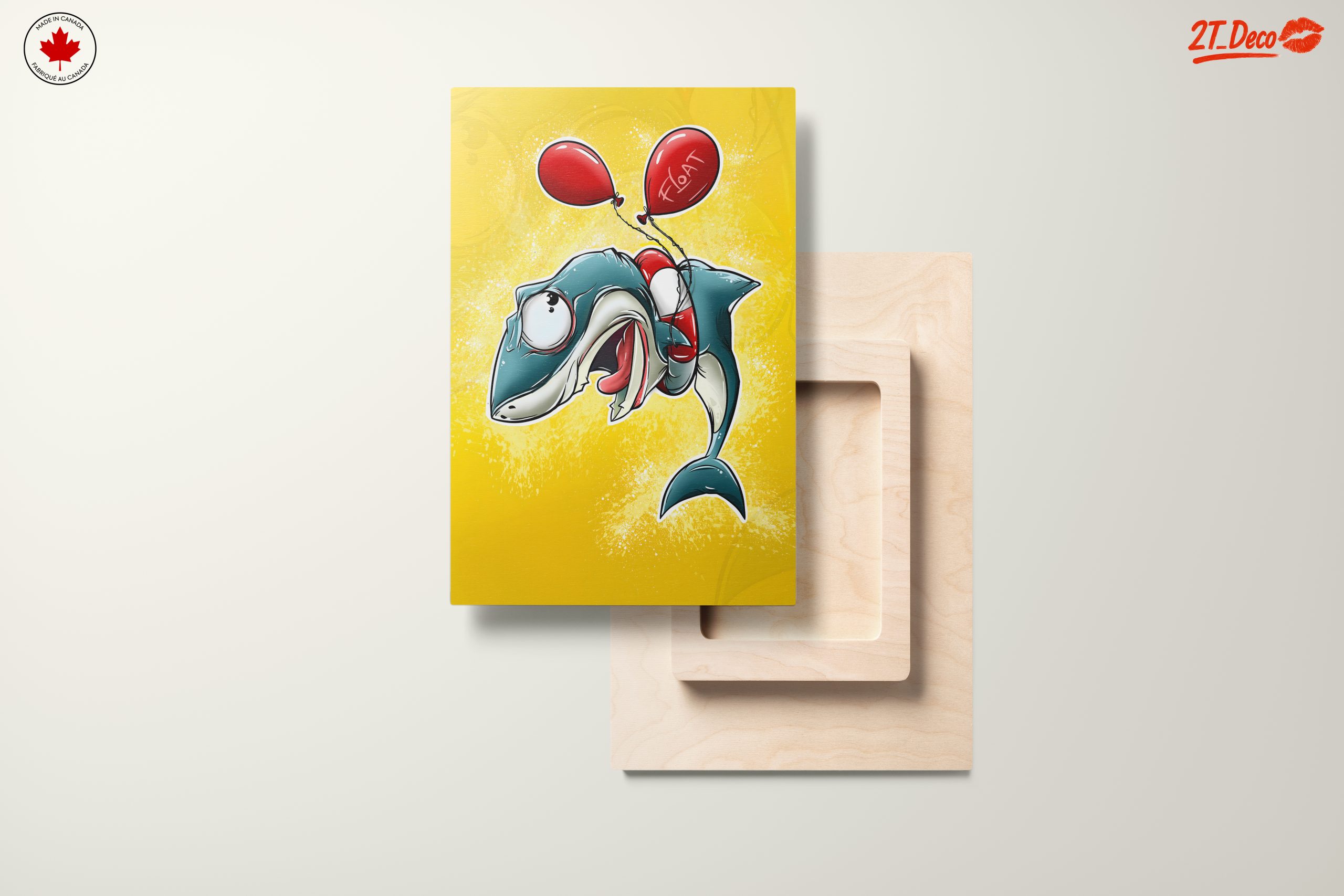 Whimsical Shark Character with Balloons - Image 11