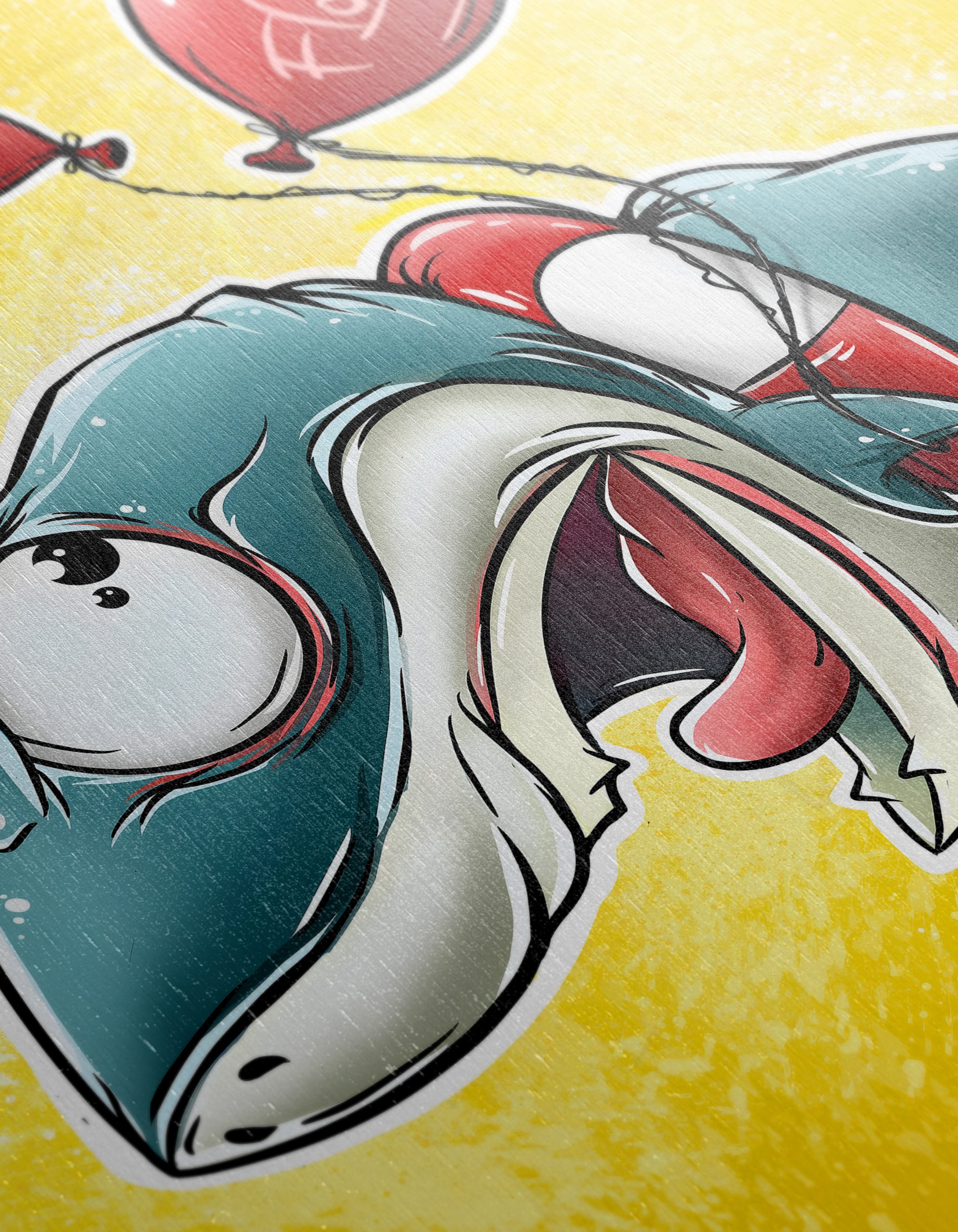 Whimsical Shark Character with Balloons - Image 12