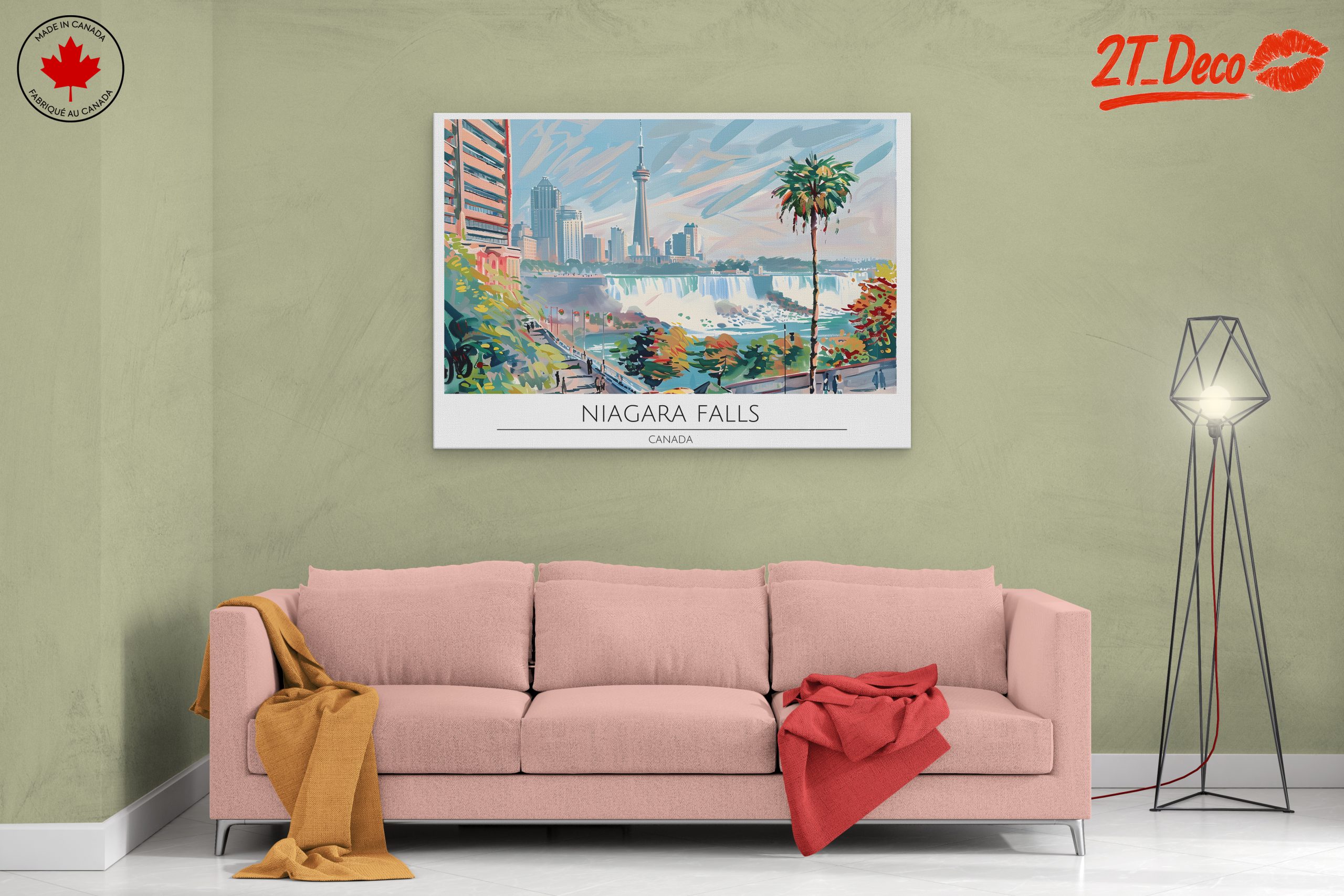 Niagara Falls Landscape Art - Image 2